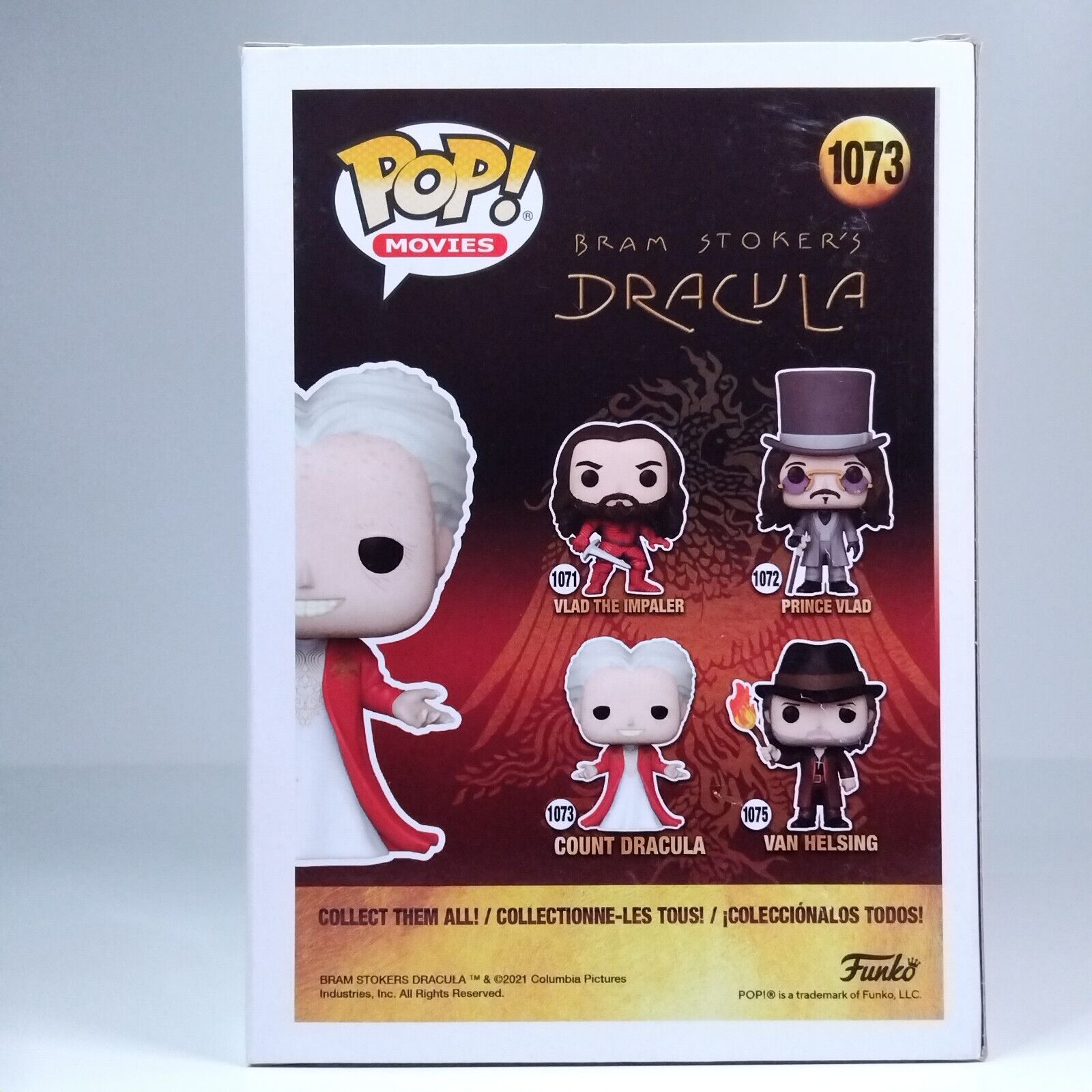 Funko Pop! Movies Horror Dracula - Count Dracula Signed Gary Oldman COA #1073