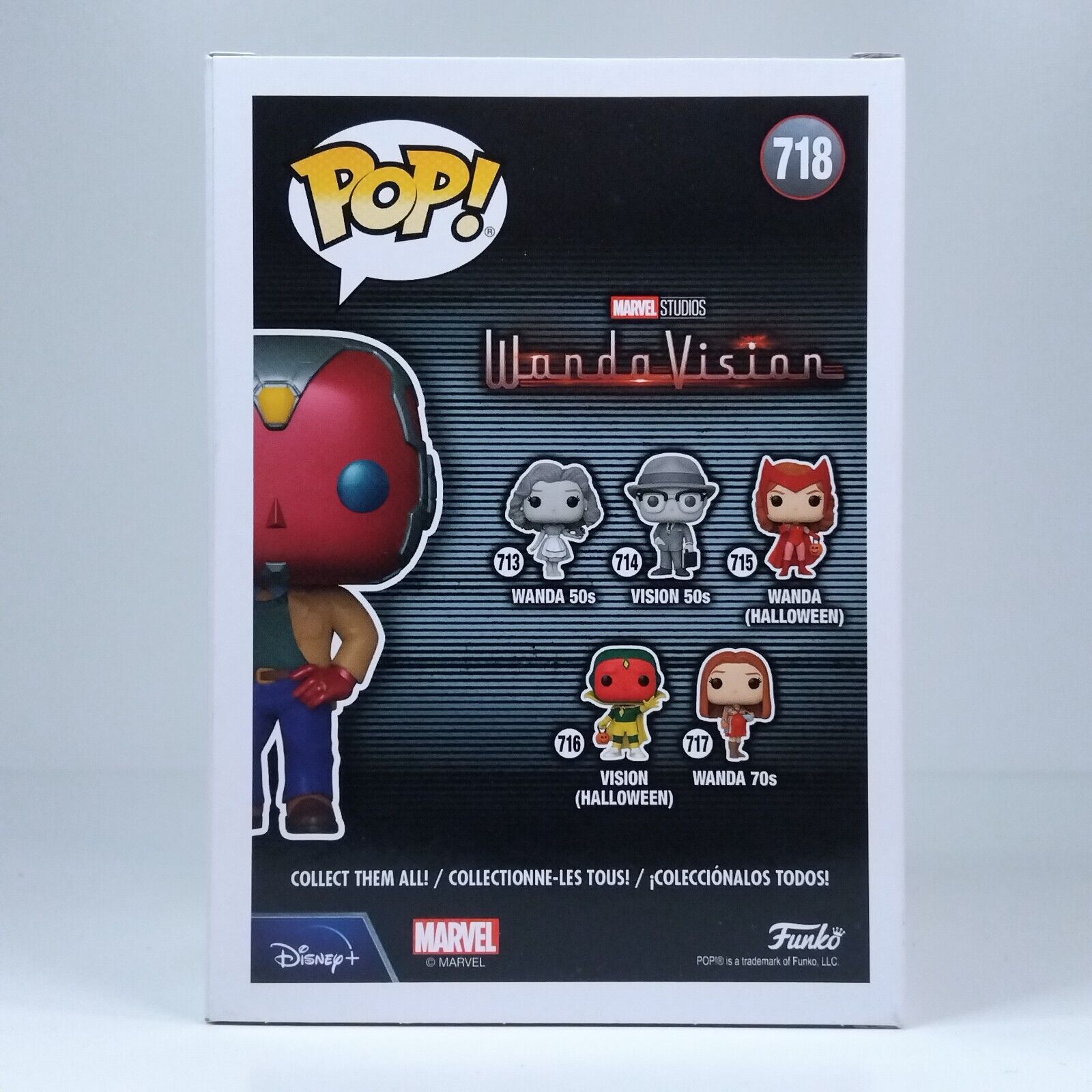 Funko Pop! Marvel Wandavision Vision 70s Metallic Edition #718