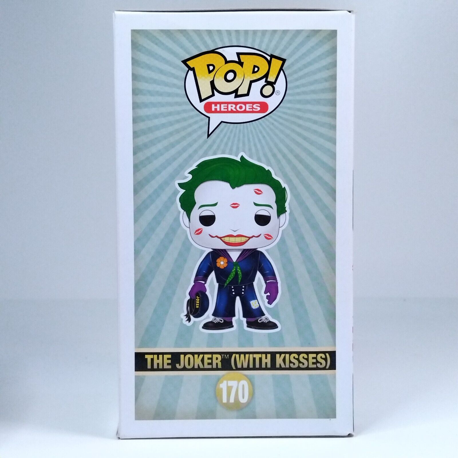 Funko Pop! DC Heroes Bombshells The Joker with Kisses B&W Chase #170 BOX DAMAGE