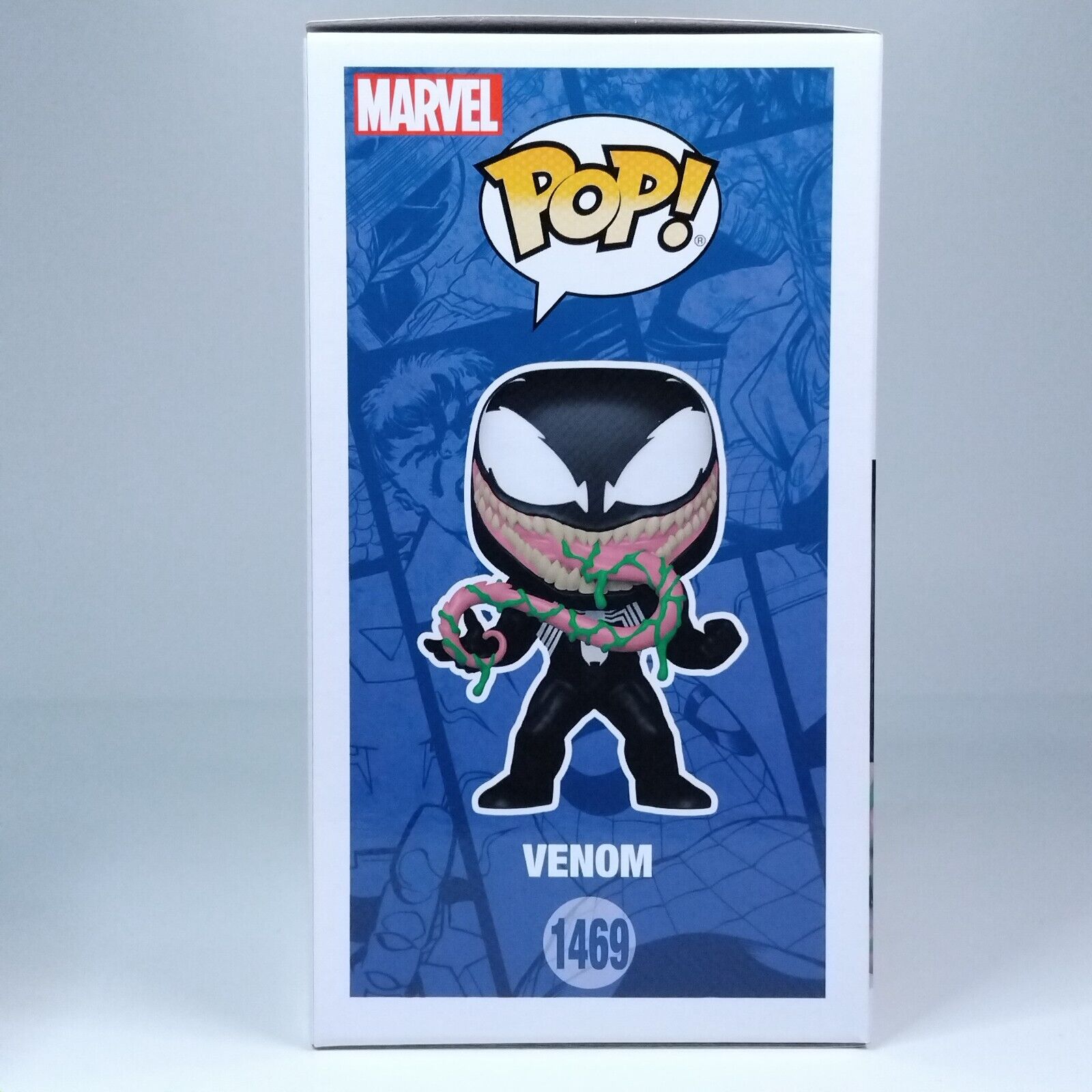 Funko Pop! Marvel Venom Glows Signed Tom Hardy COA #1469 WS