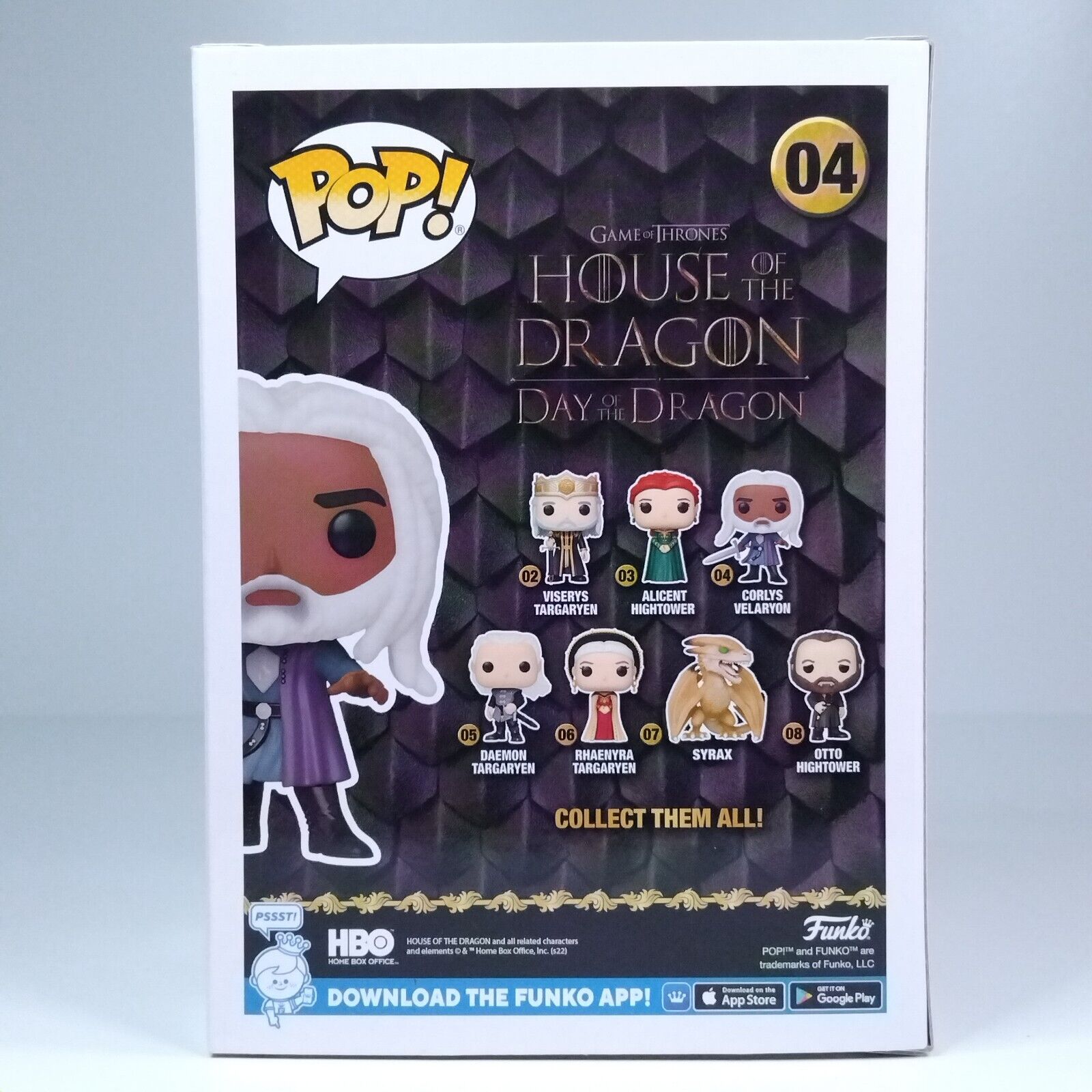 Funko Pop! TV House of Dragon Corlys Velaryon Signed Steve Toussaint COA #04 WS