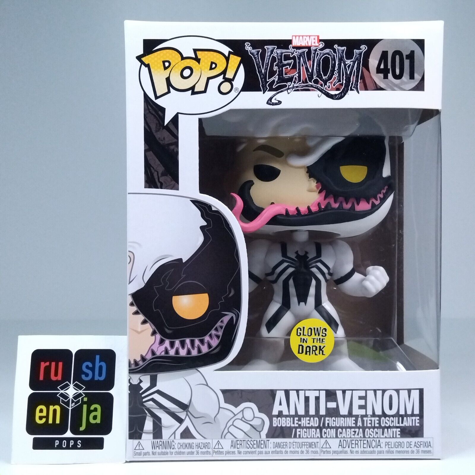 Funko Pop! Marvel Venom Anti-Venom Glows in Dark #401