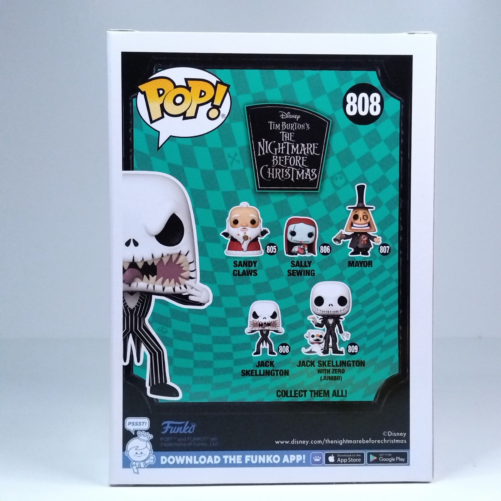 Funko Pop! Disney TNBC Jack Skellington Glows Special Edition #808