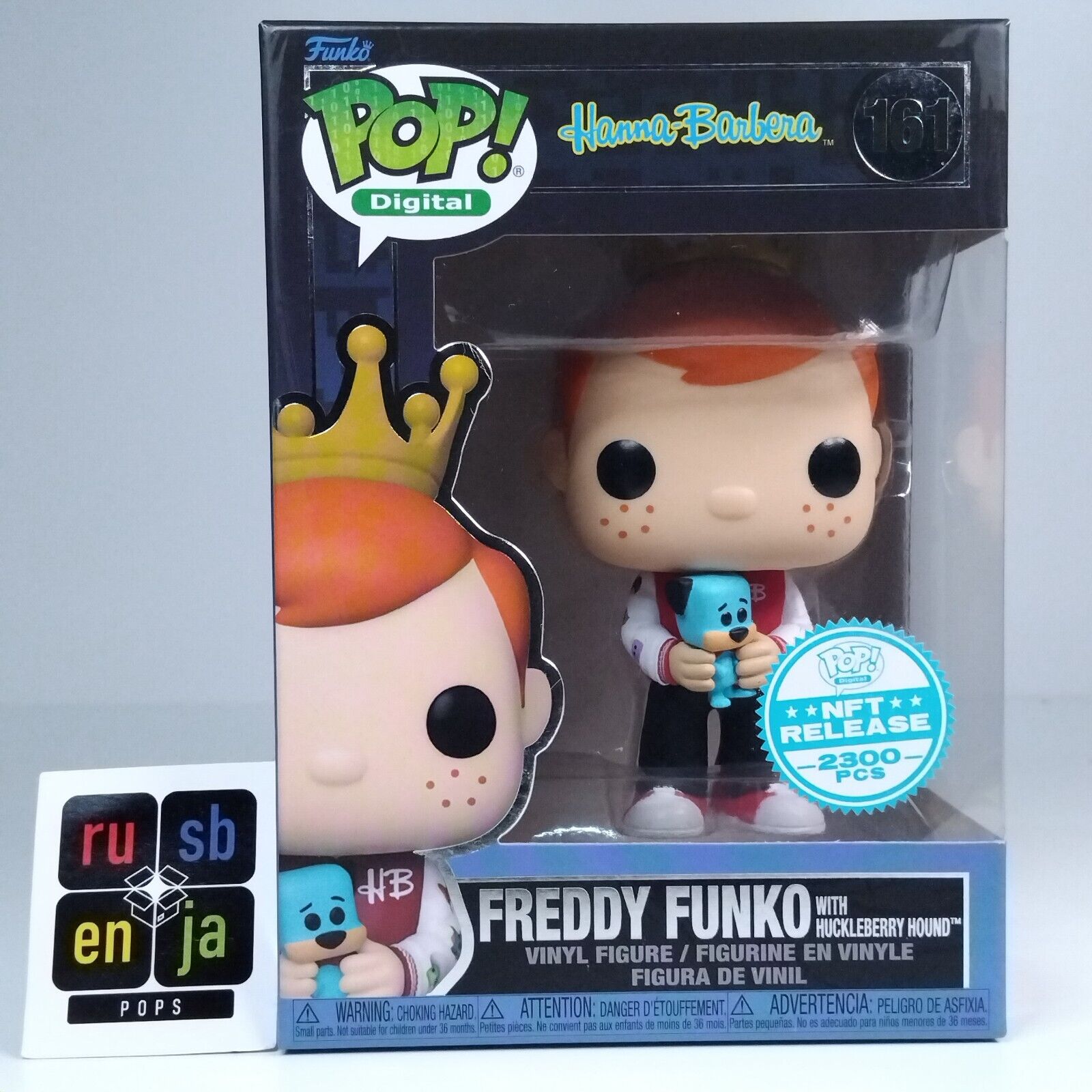 Funko Pop! Digital Animation Hanna Barbera Freddy Funko Huckleberry Hound #161