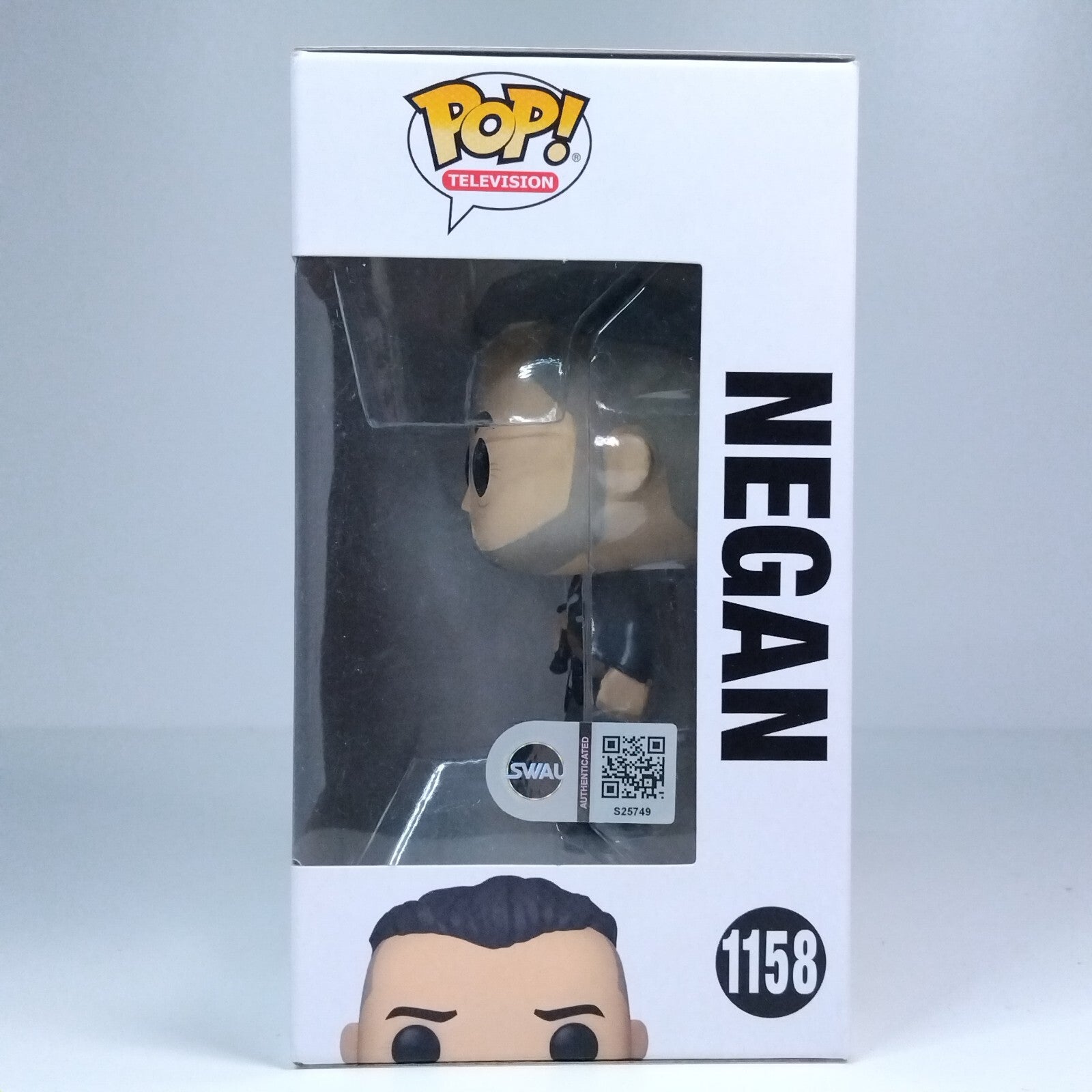 Funko Pop! TV The Walking Dead Negan Signed Jeffrey Dean Morgan COA #390 WS