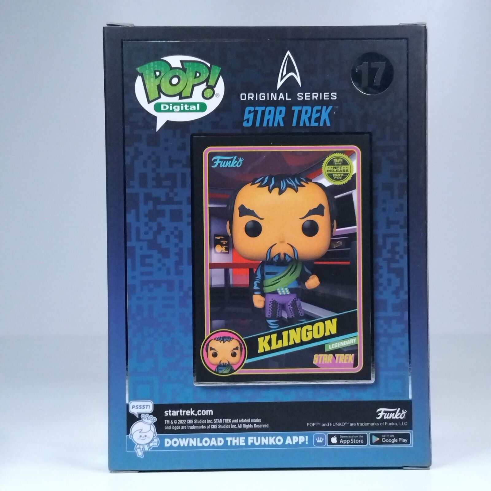 Funko Pop! Digital TV Star Trek Klingon 1,967 Pcs #17