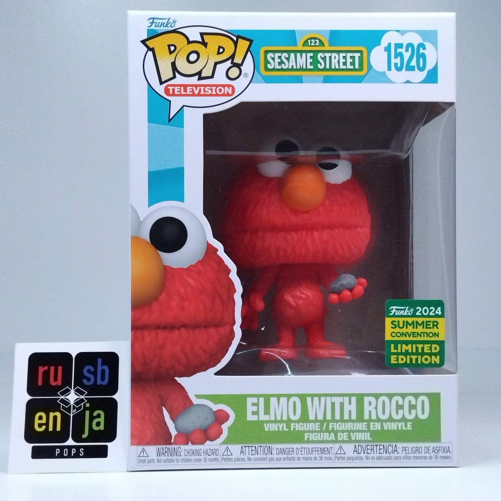 Funko Pop! TV Sesame Street Elmo with Rocco Limited Edition #1526