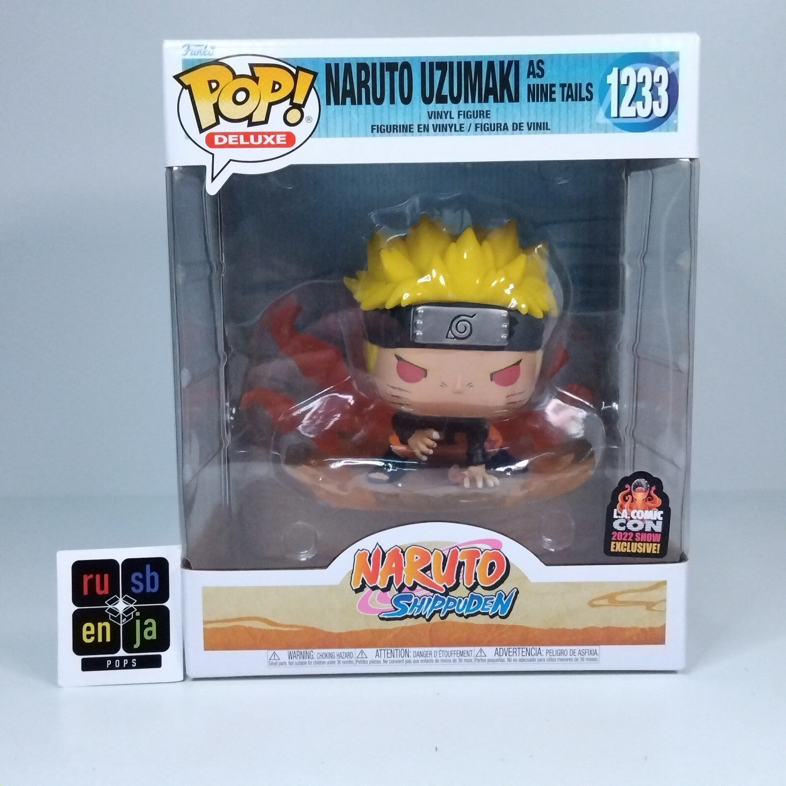 Funko Pop! Anime Naruto Uzumaki as Nine Tails 6" LA Comic Con Exclusive #1233