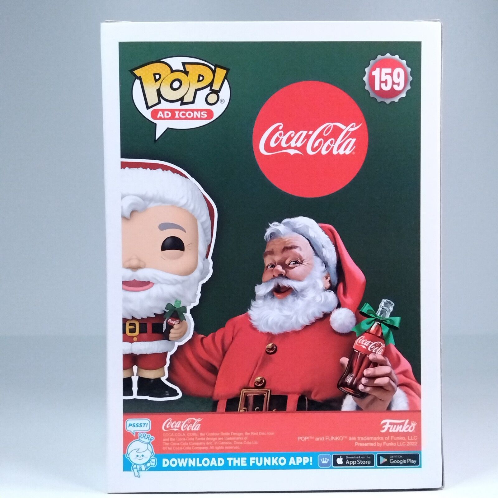 Funko Pop! Coca-Cola Santa Bad Santa Signed Billy Bob Thornton COA #159 WS