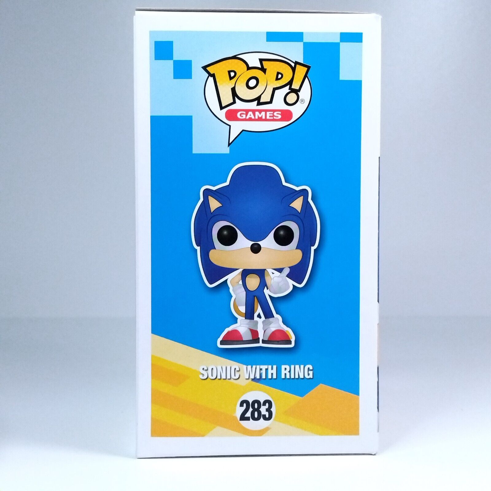 Funko Pop! Games Sonic The Hedgehog with Ring Metallic Special Edition #283