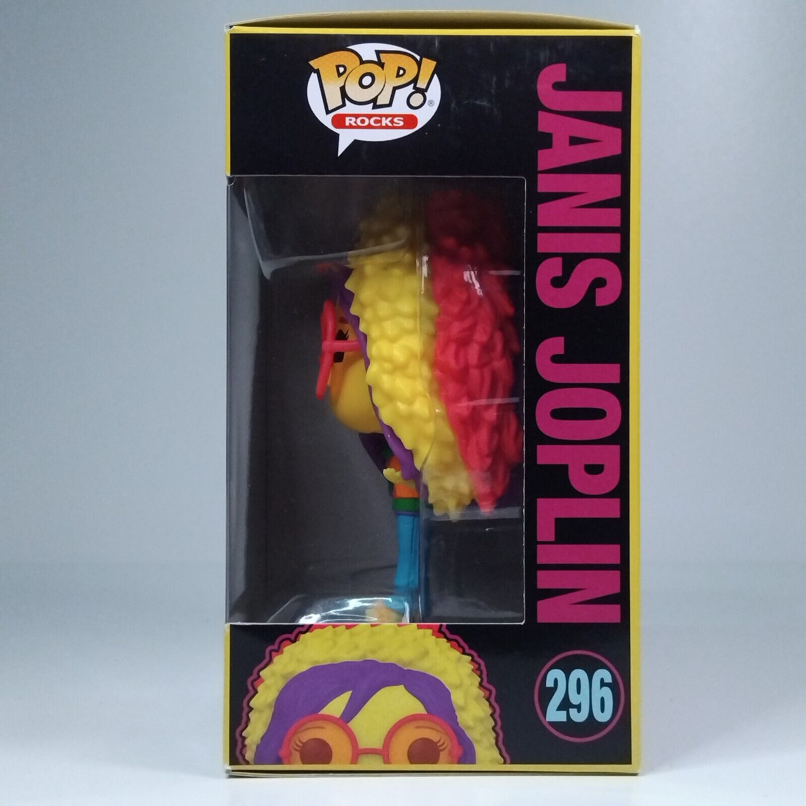 Funko Pop! Rocks Music Blacklight Janis Joplin Exclusive #296