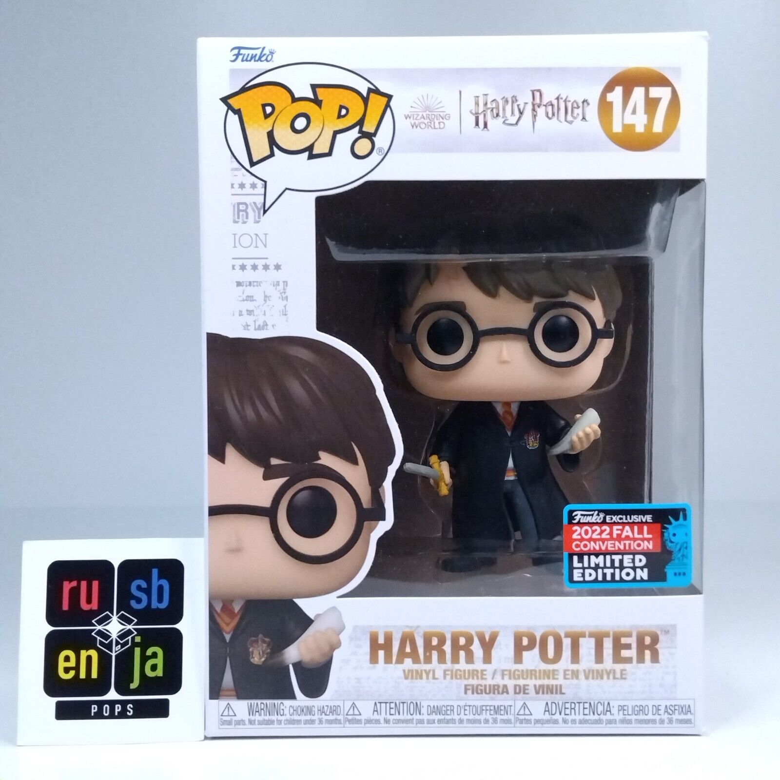 Funko Pop! Harry Potter with Sword of Gryffindor & Basilisk Fang #147