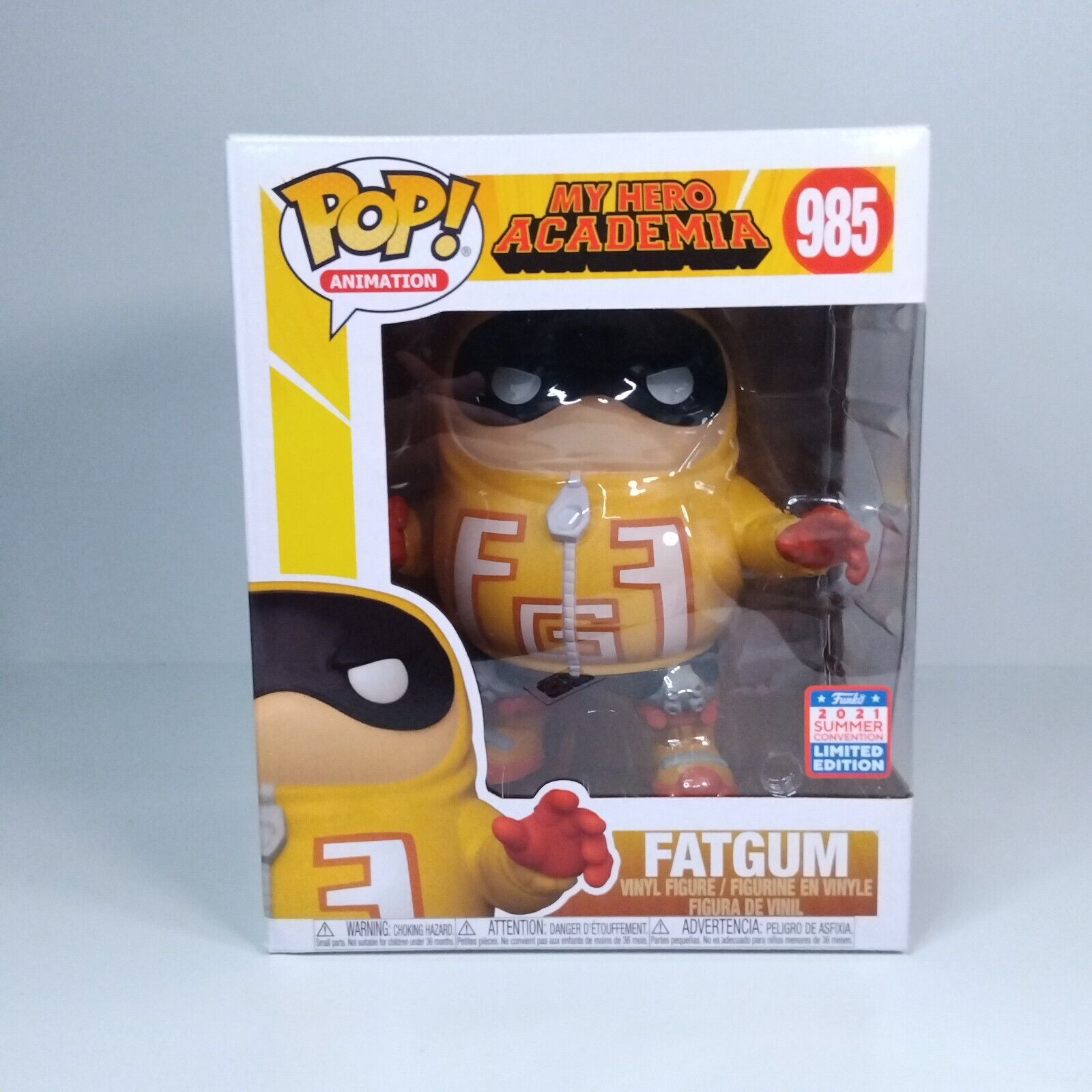 Funko Pop! Anime MHA My Hero Academia Fatgum Limited Edition #985