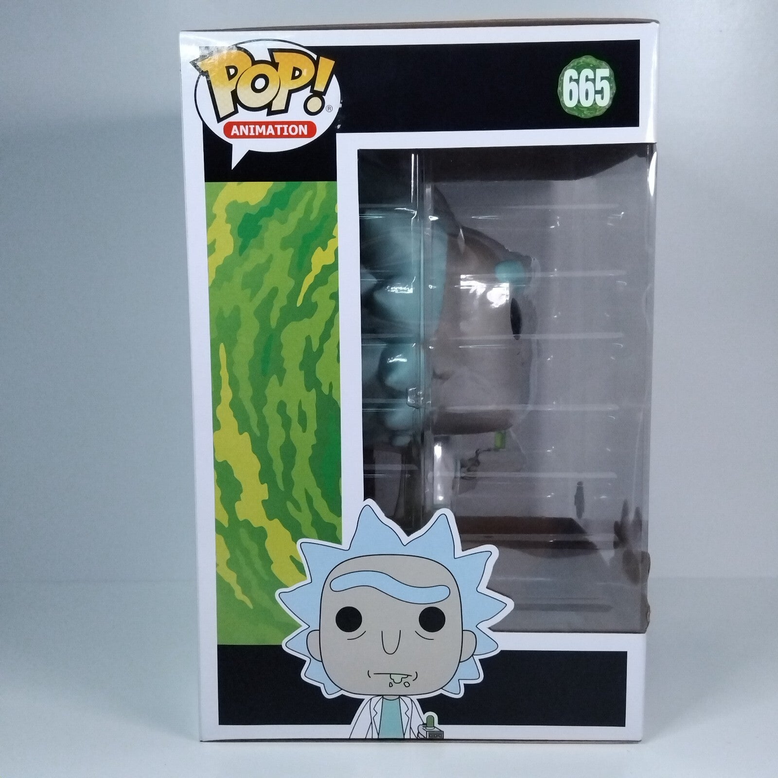 Funko Pop! Animation Rick and Morty - Rick with Portal Gun 10" Inch #665