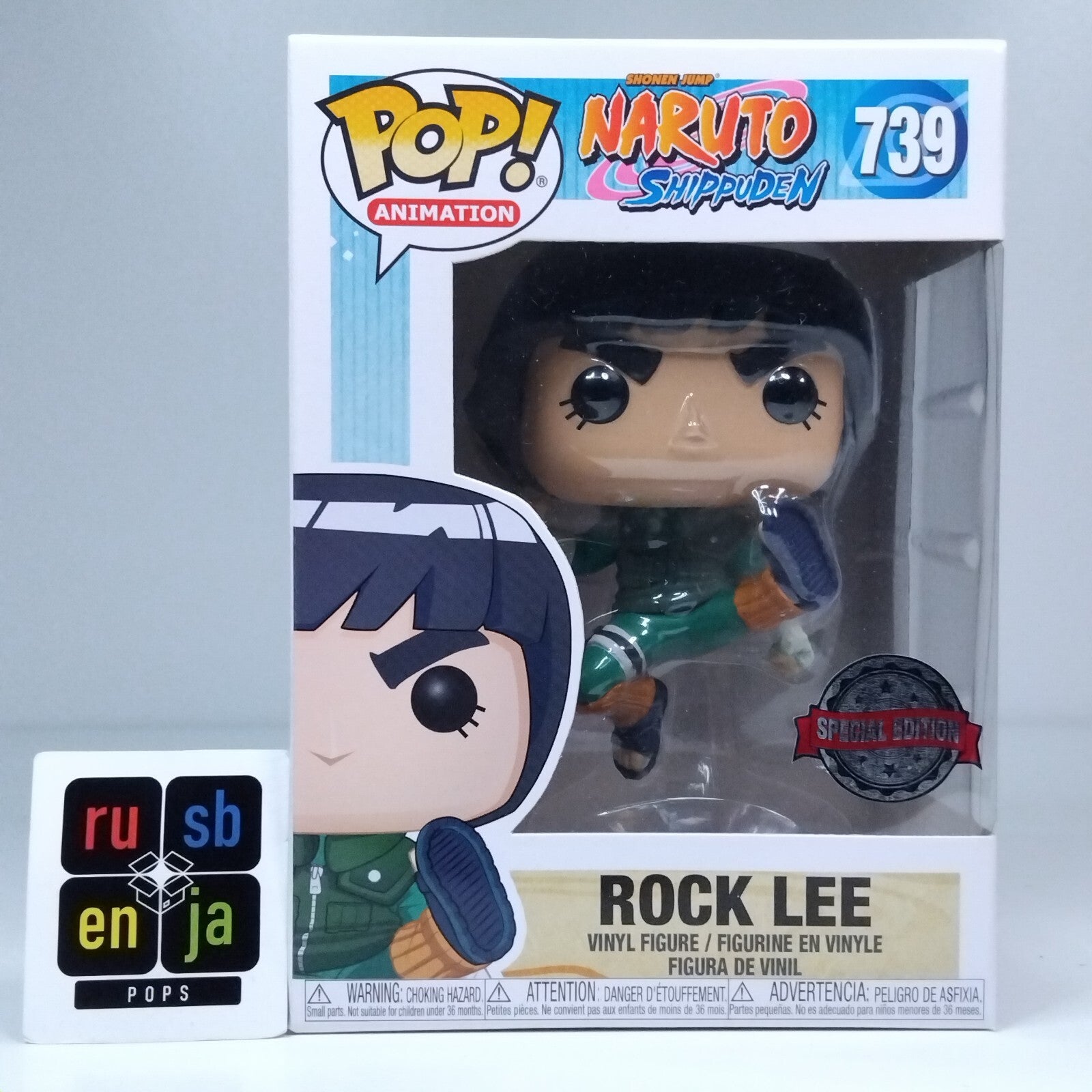 Funko Pop! Anime Naruto Rock Lee Special Edition #739