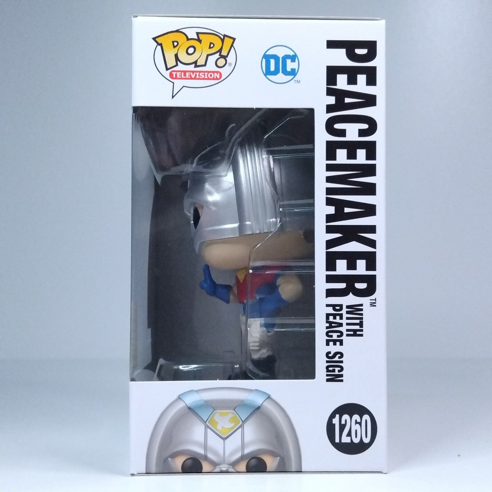 Funko Pop! DC Heroes TV Peacemaker with Peace Sign Limited Edition #1260