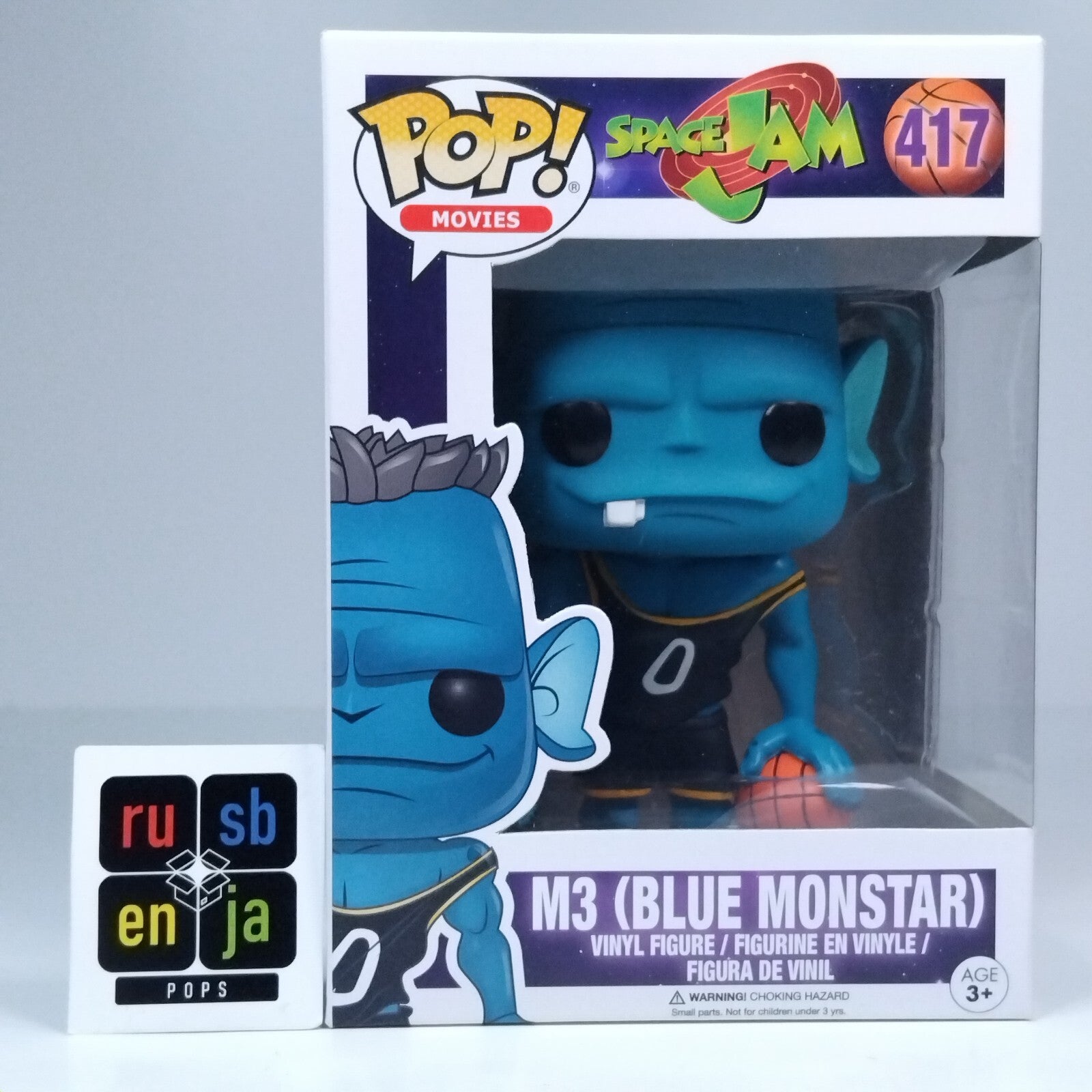 Funko Pop! Movies Space Jam M3 Blue Monstar #417