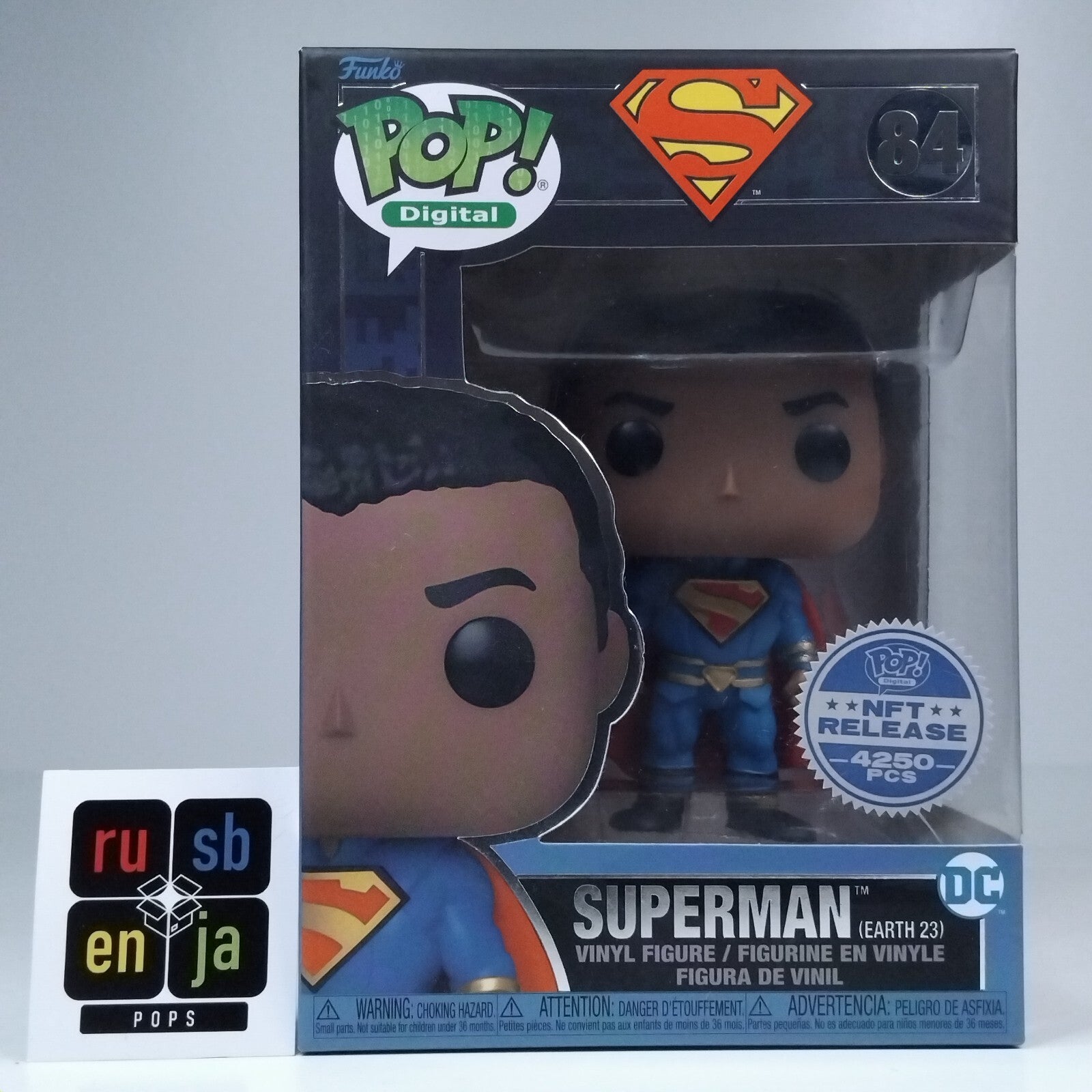 Funko Pop! Digital DC Heroes Superman Earth 23 4,250 Pcs #84