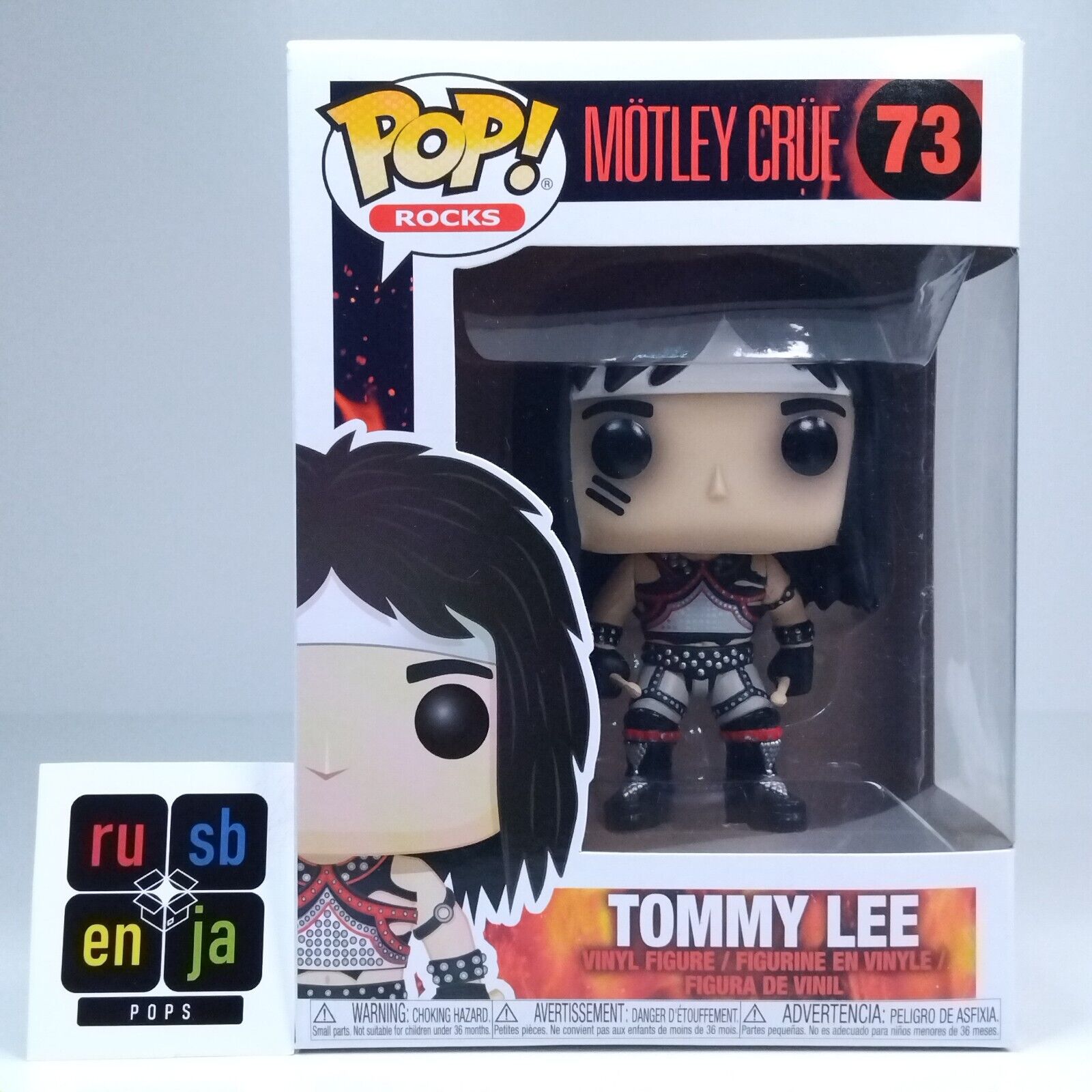 Funko Pop! Rocks Music Motley Crue Tommy Lee #73