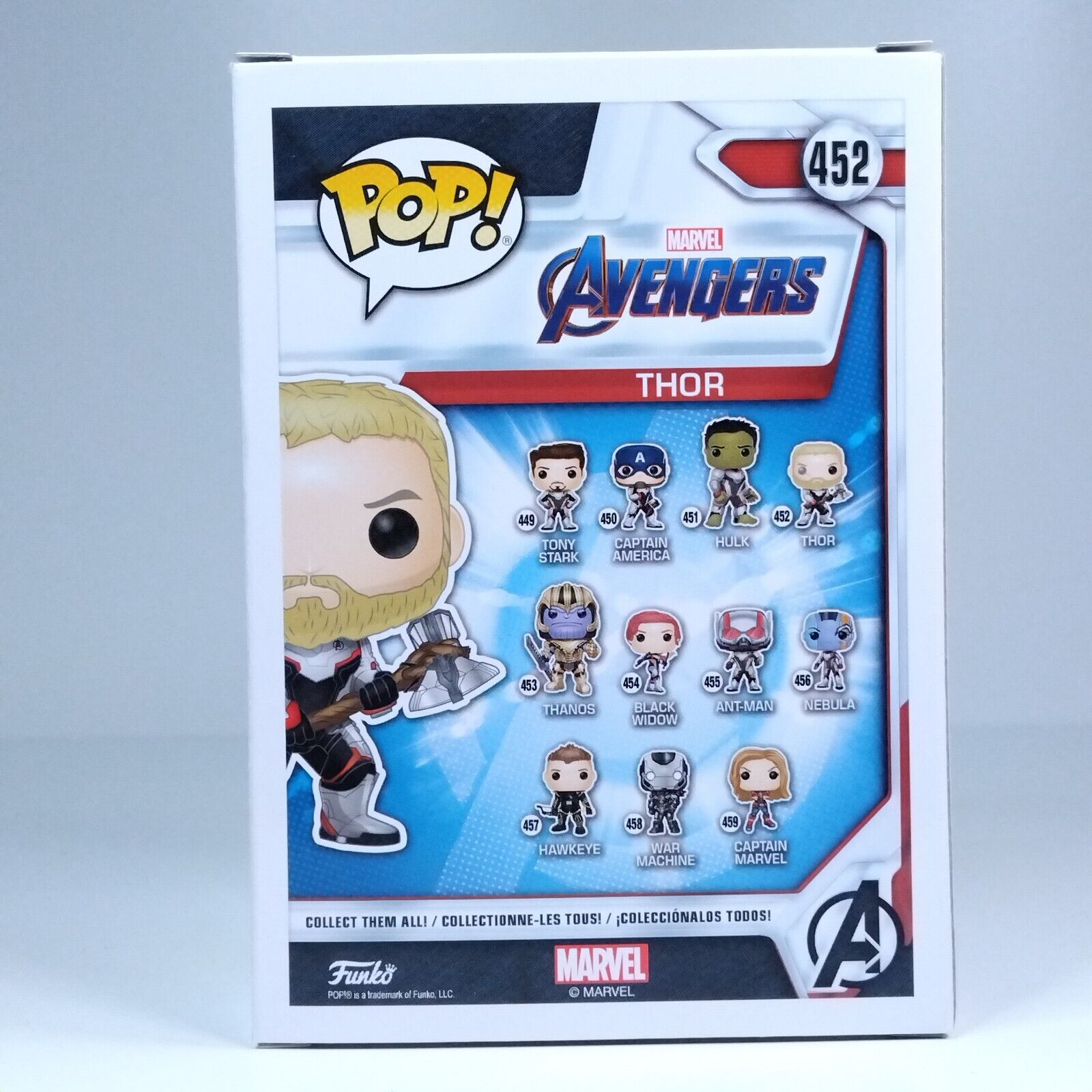 Funko Pop! Marvel Avengers Thor Signed Joe Russo Director COA #452 WS