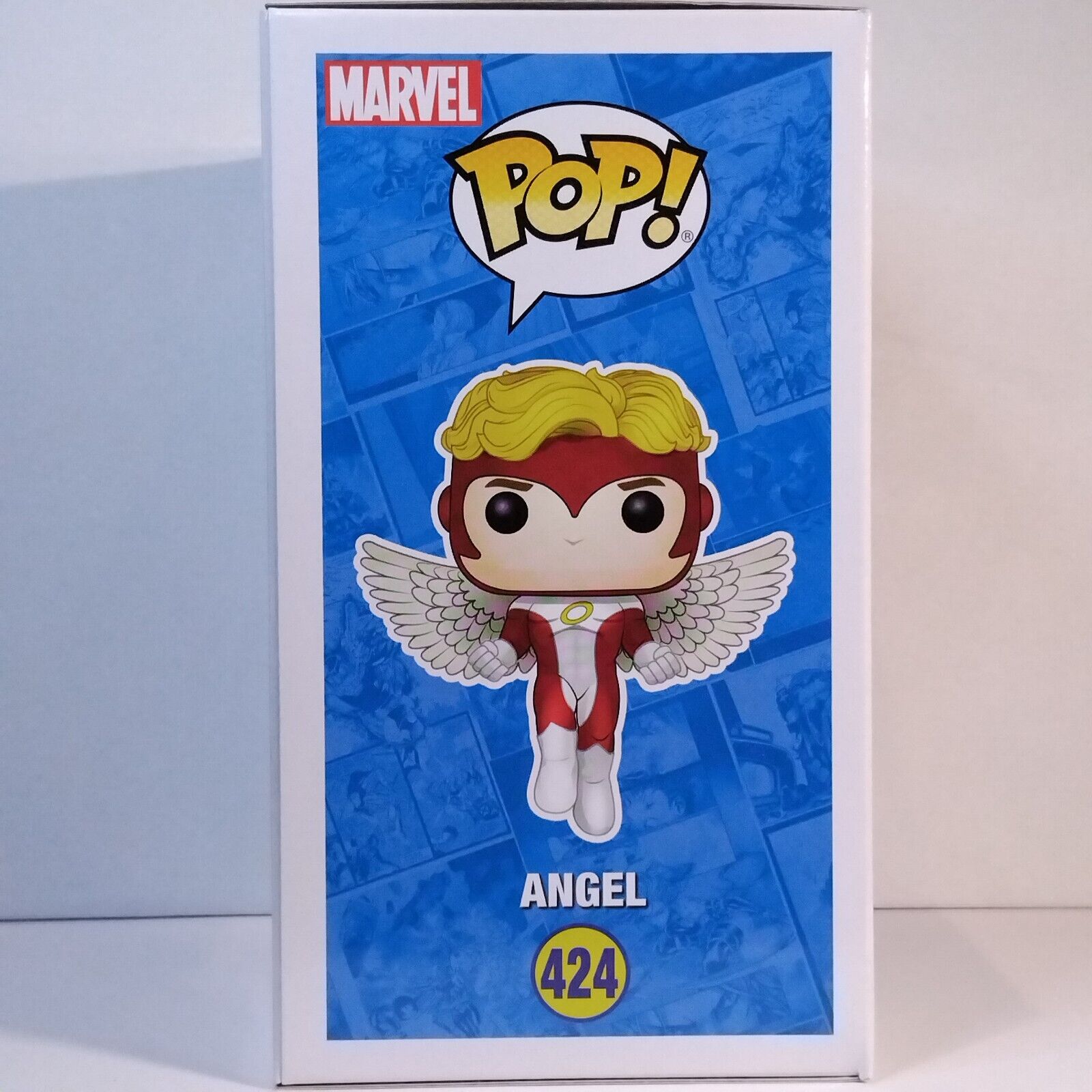 Funko Pop! Marvel X-Men Angel Signed Ben Hardy COA #424 WS