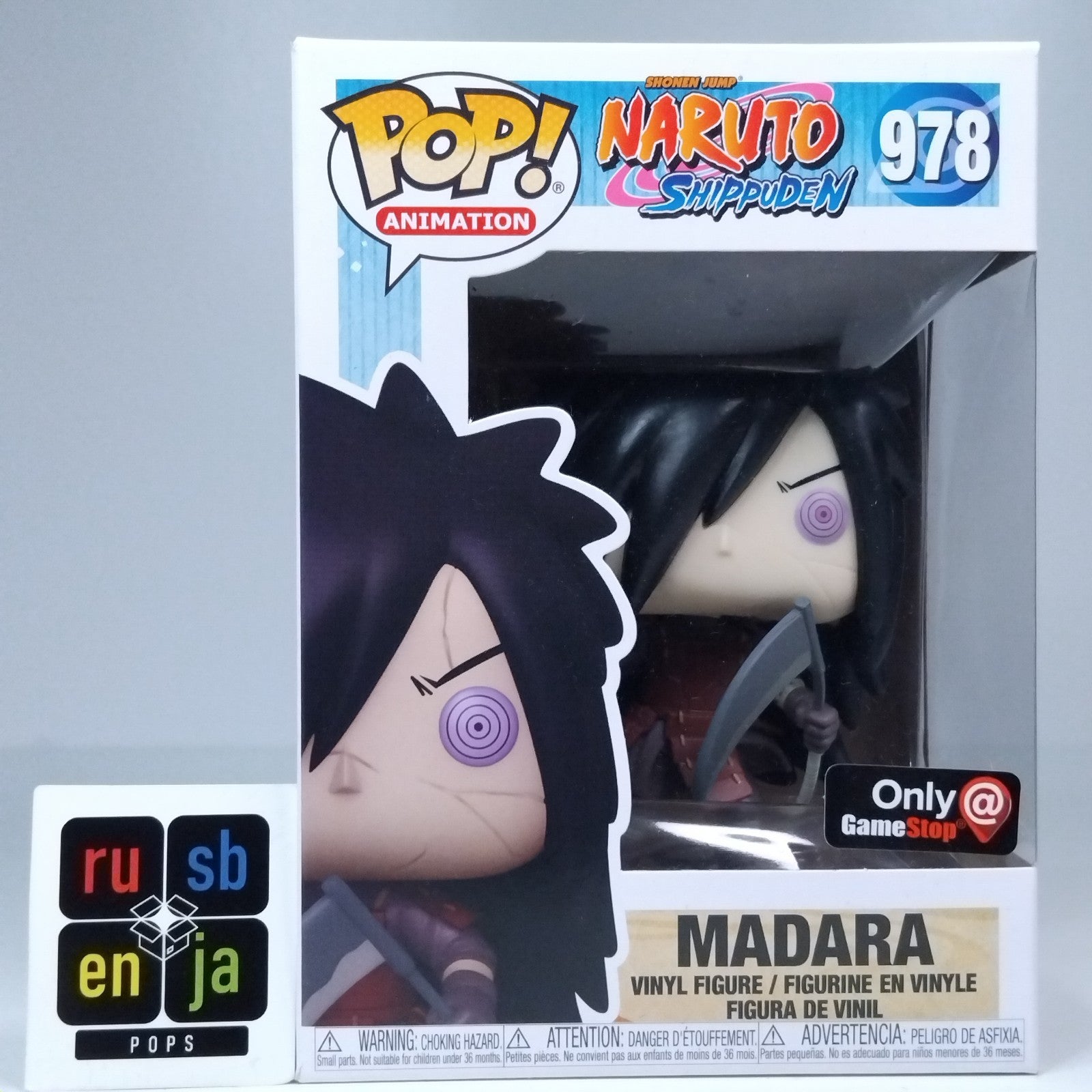 Funko Pop! Anime Naruto Madara Gamestop Exclusive #978