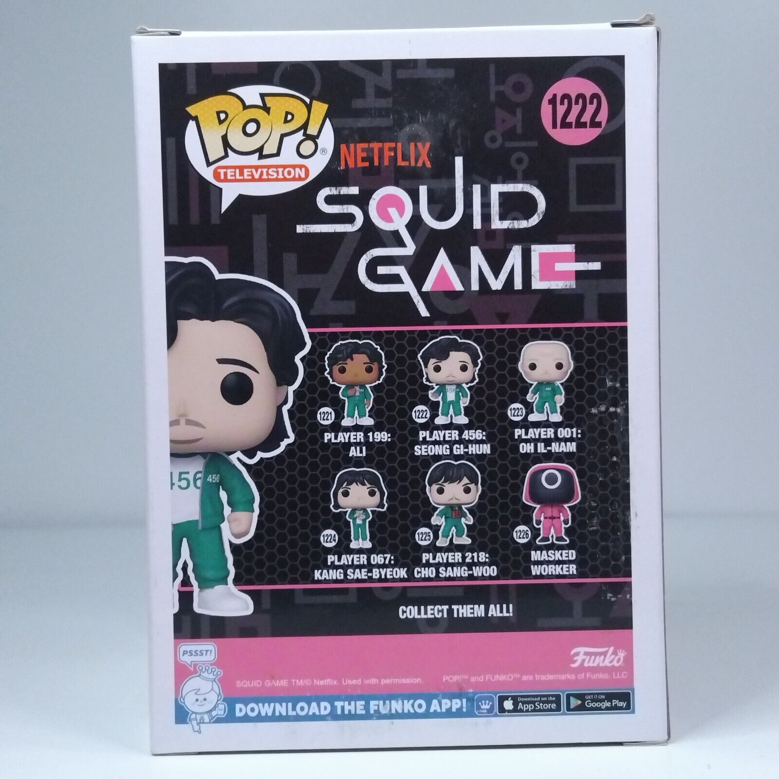 Funko Pop! Squid Games Player 456 Seong Gi-Hun Signed Lee Jung-Jae COA #1222 WS