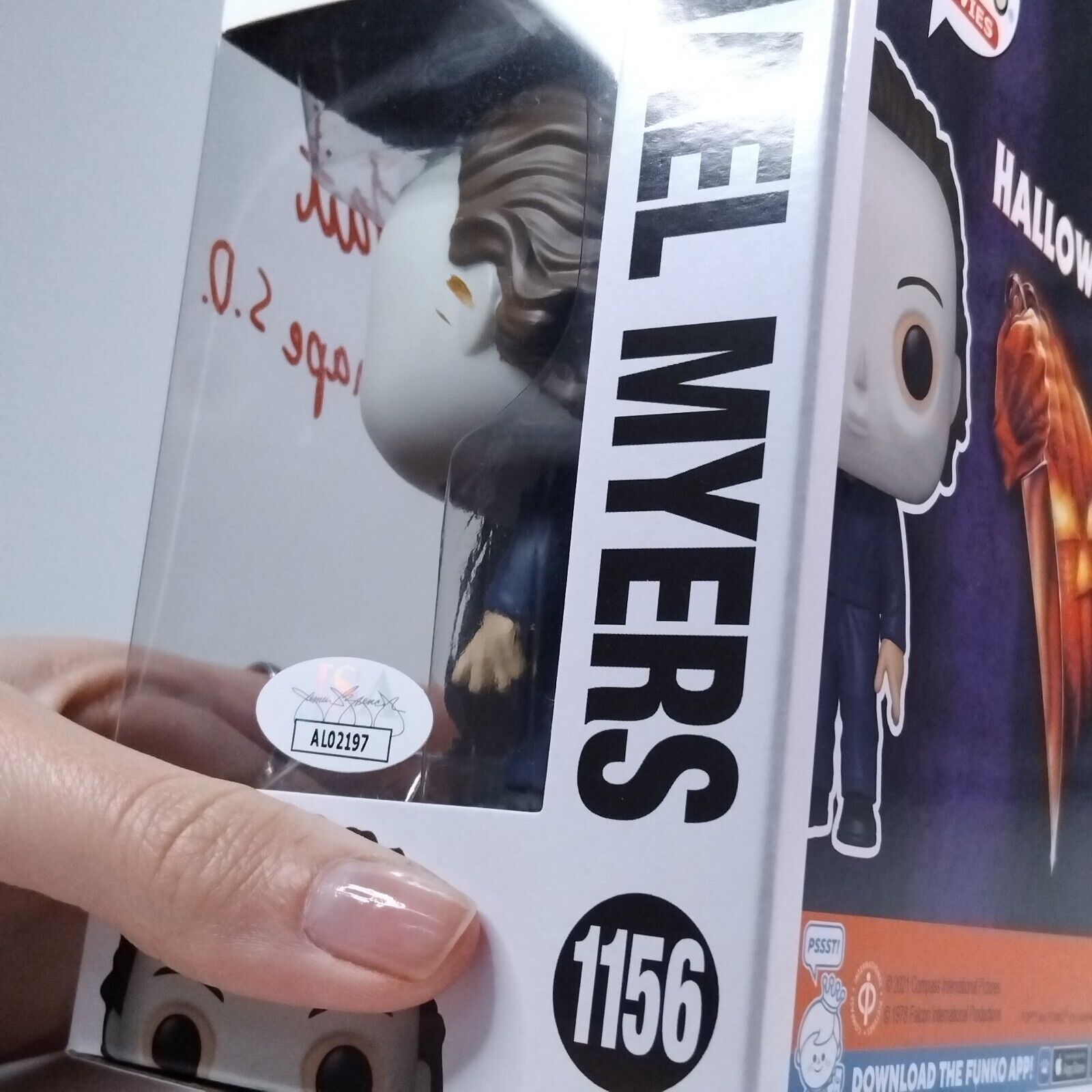 Funko Pop! Movies Horror Halloween Michael Myers Signed Douglas Tait COA #1156