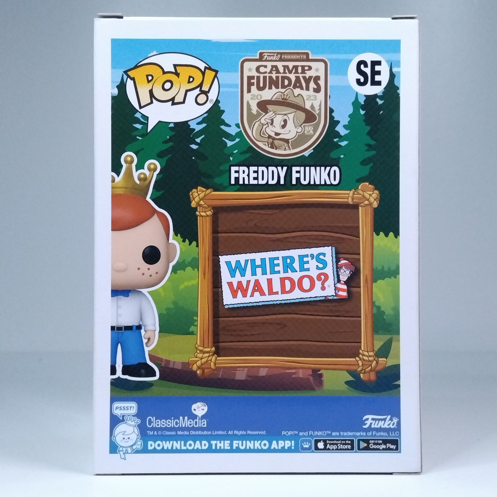Funko Pop! Books Where's Waldo Freddy Funko as Waldo Diamond 5,000 Pcs #SE