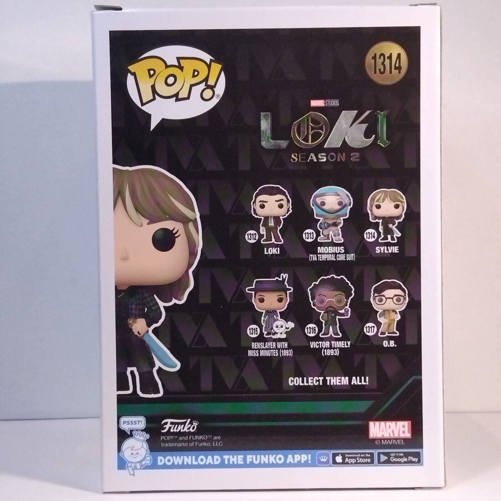 Funko Pop! Marvel Loki Sylvie Signed Sophia Di Martino COA #1314 WS