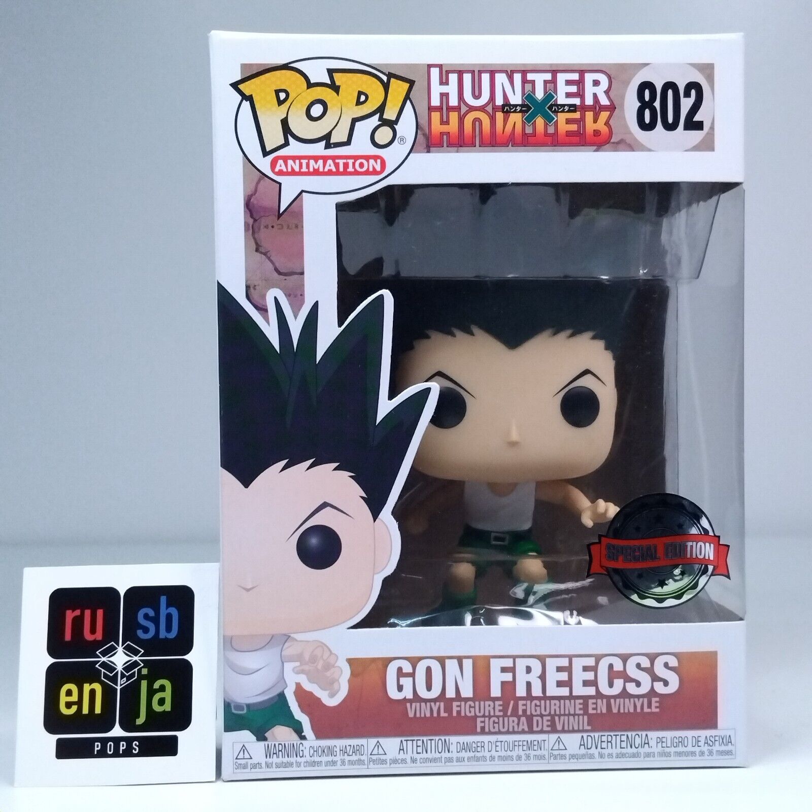 Funko Pop! Anime Hunter x Hunter Gon Freecss Special Edition #802