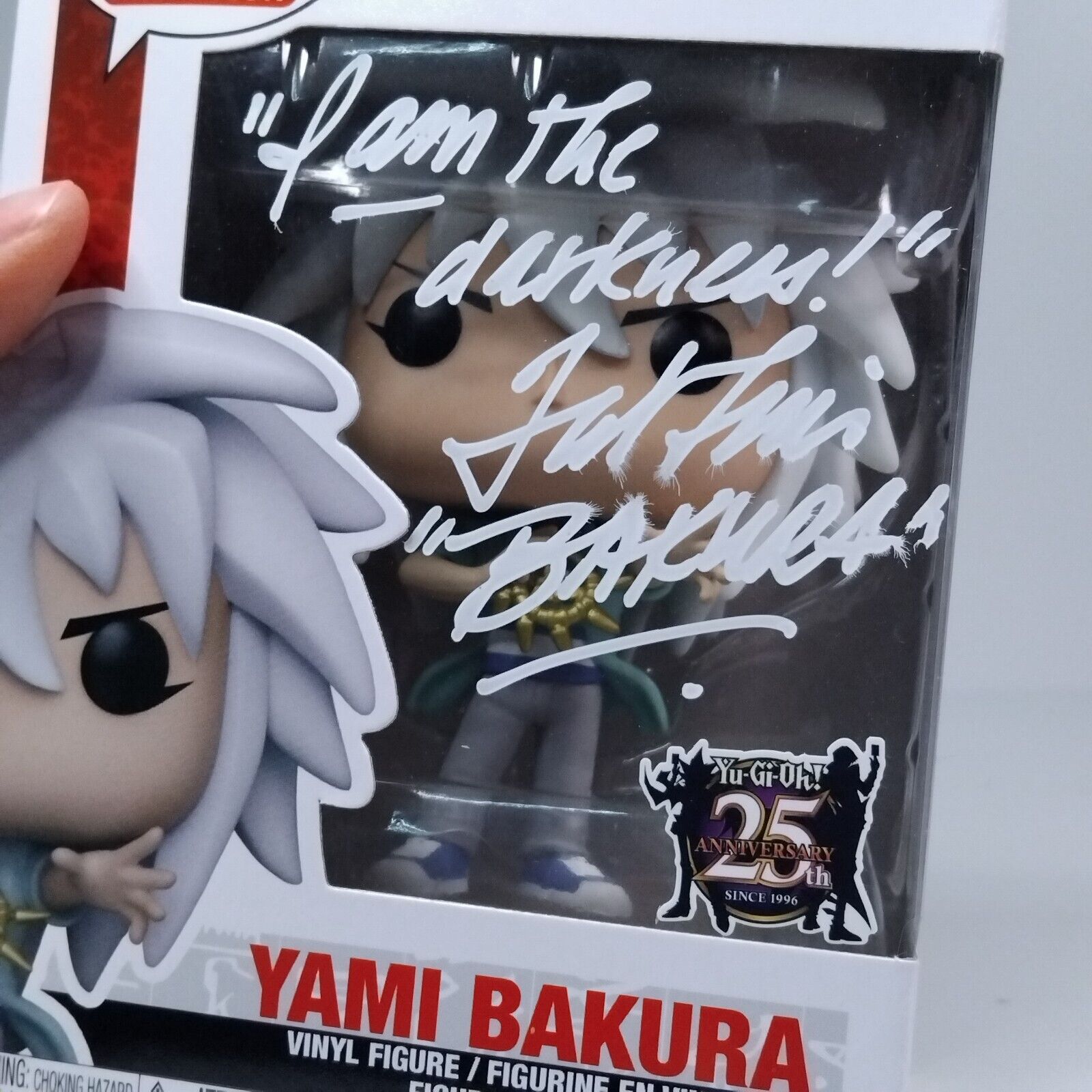 Funko Pop! Anime Yu-Gi-Oh! Yami Bakura Signed Ted Lewis COA #1061