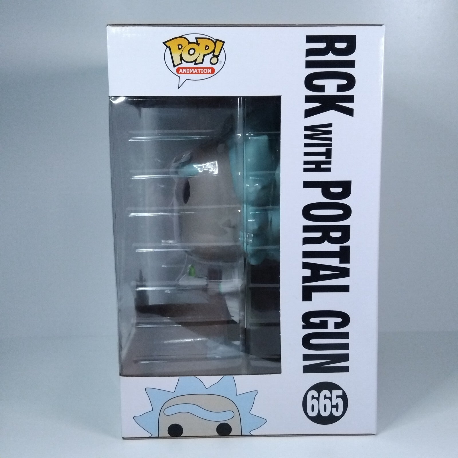 Funko Pop! Animation Rick and Morty - Rick with Portal Gun 10" Inch #665