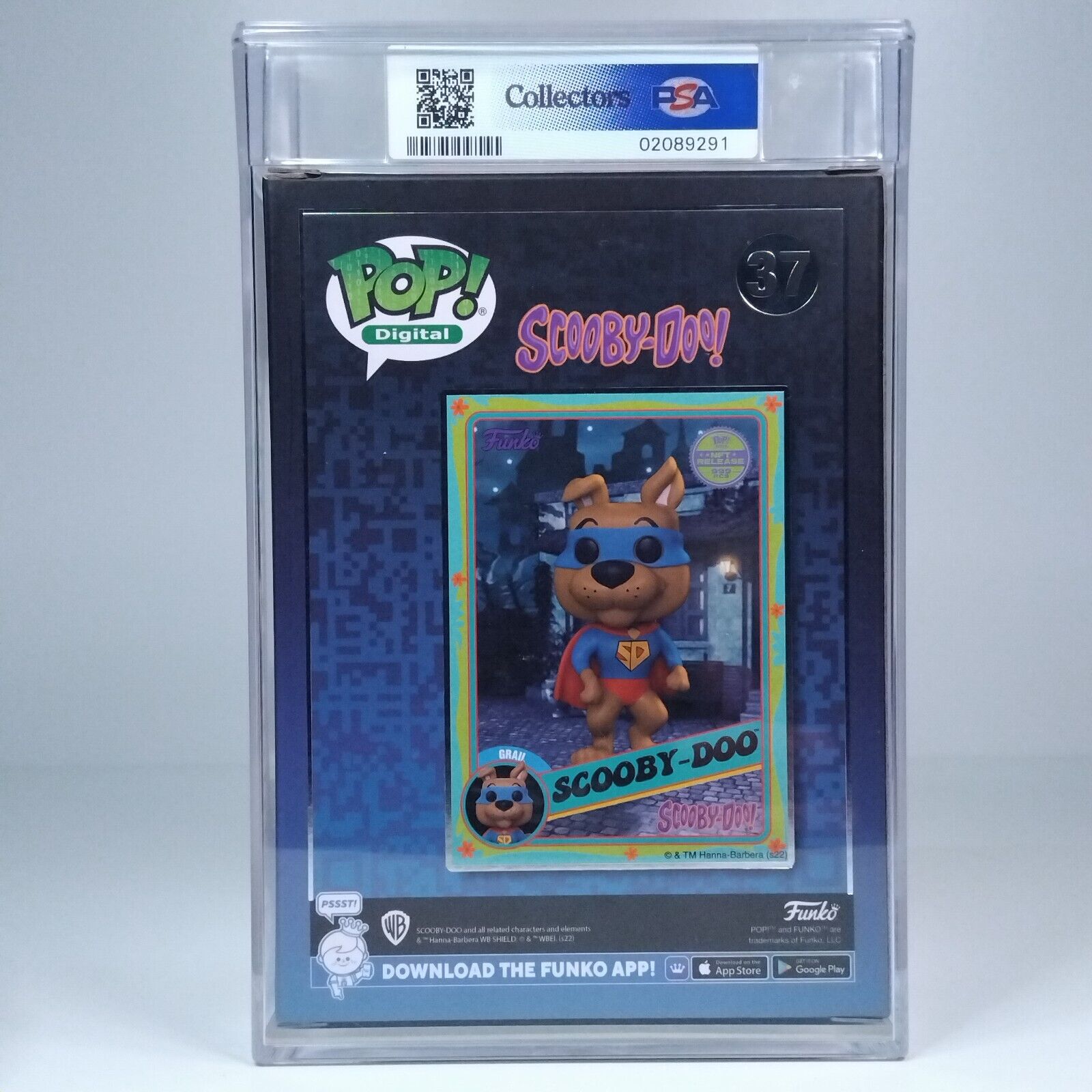 Funko Pop! Digital Animation Scooby-Doo Superdog PSA Graded 999 Pcs #37