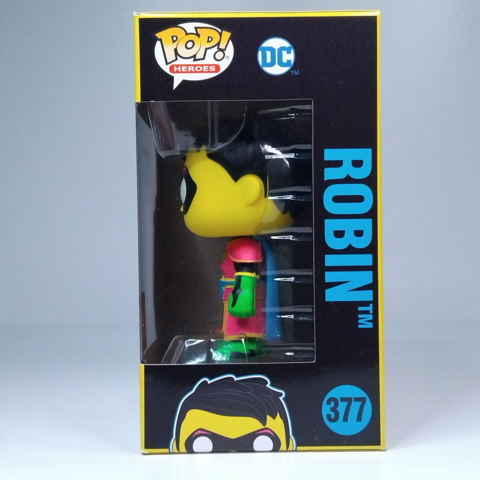 Funko Pop! DC Heroes Blacklight Imperial Palace Robin Future City Exclusive #377