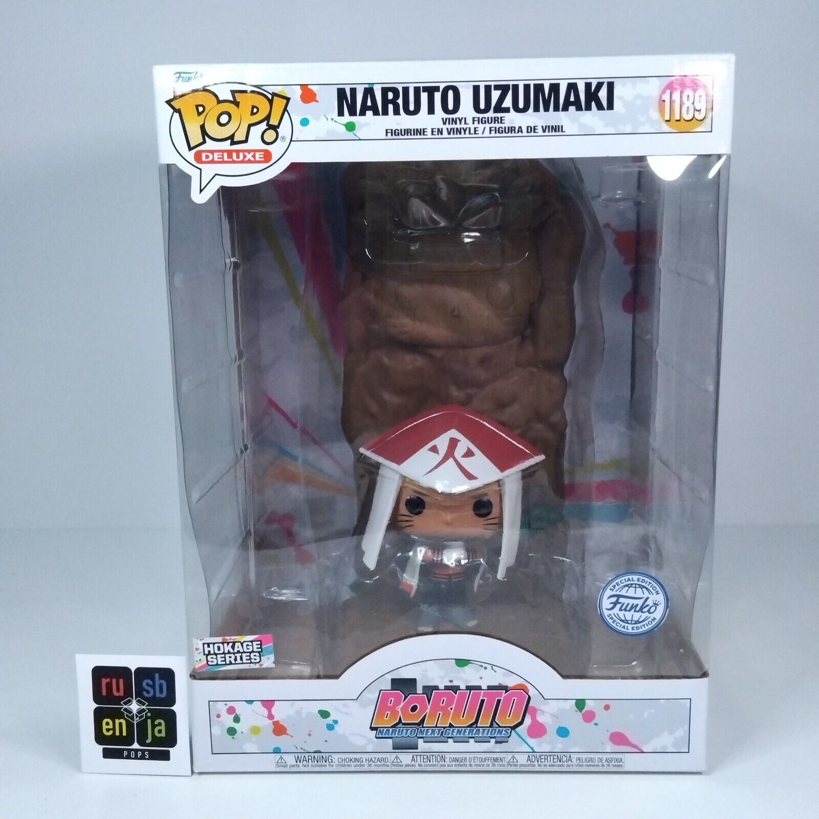 Funko Pop! Anime Naruto Uzumaki Hokage Series Epecial Edition #1189