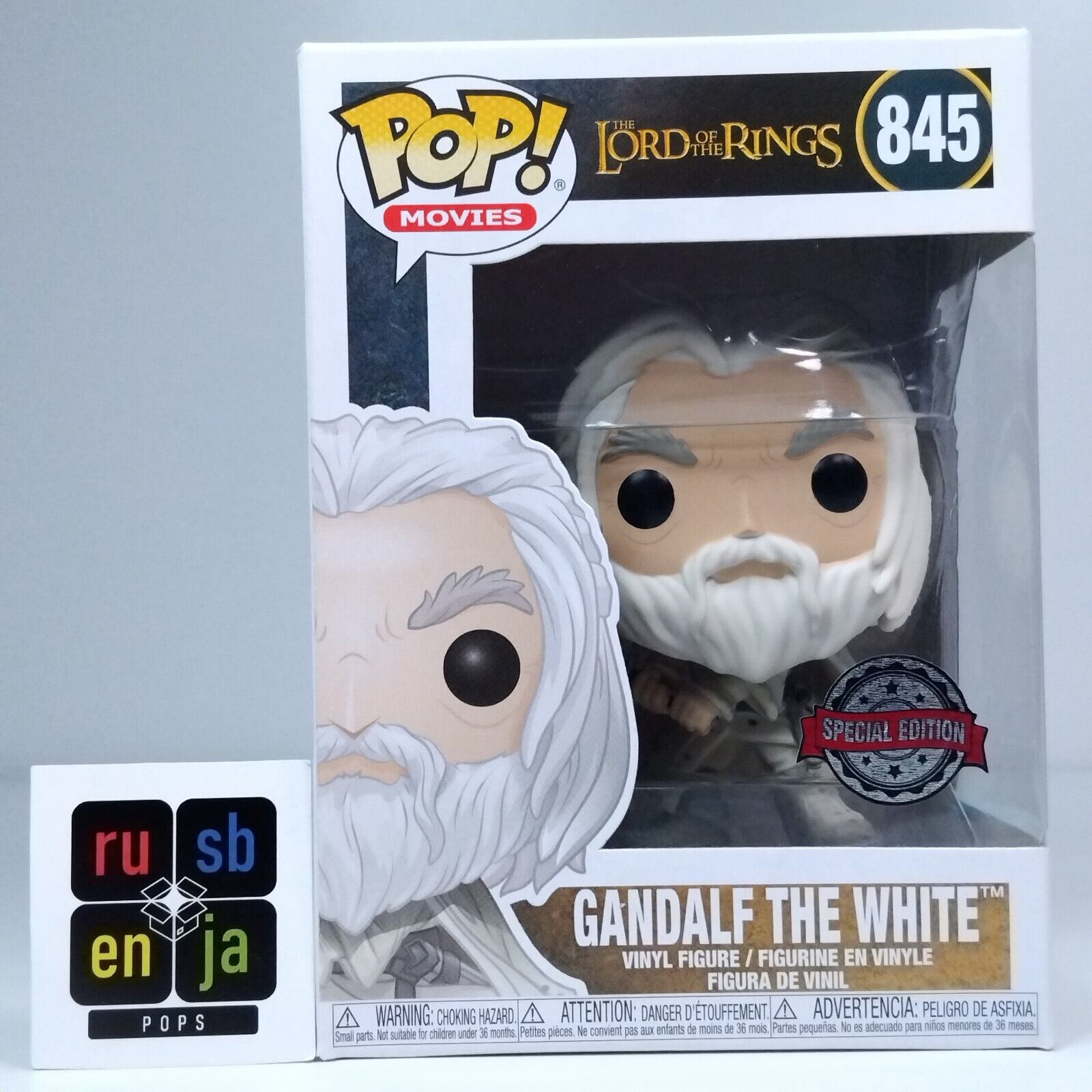 Funko Pop! Movies Lord of the Rings Gandalf the White Special Edition #845