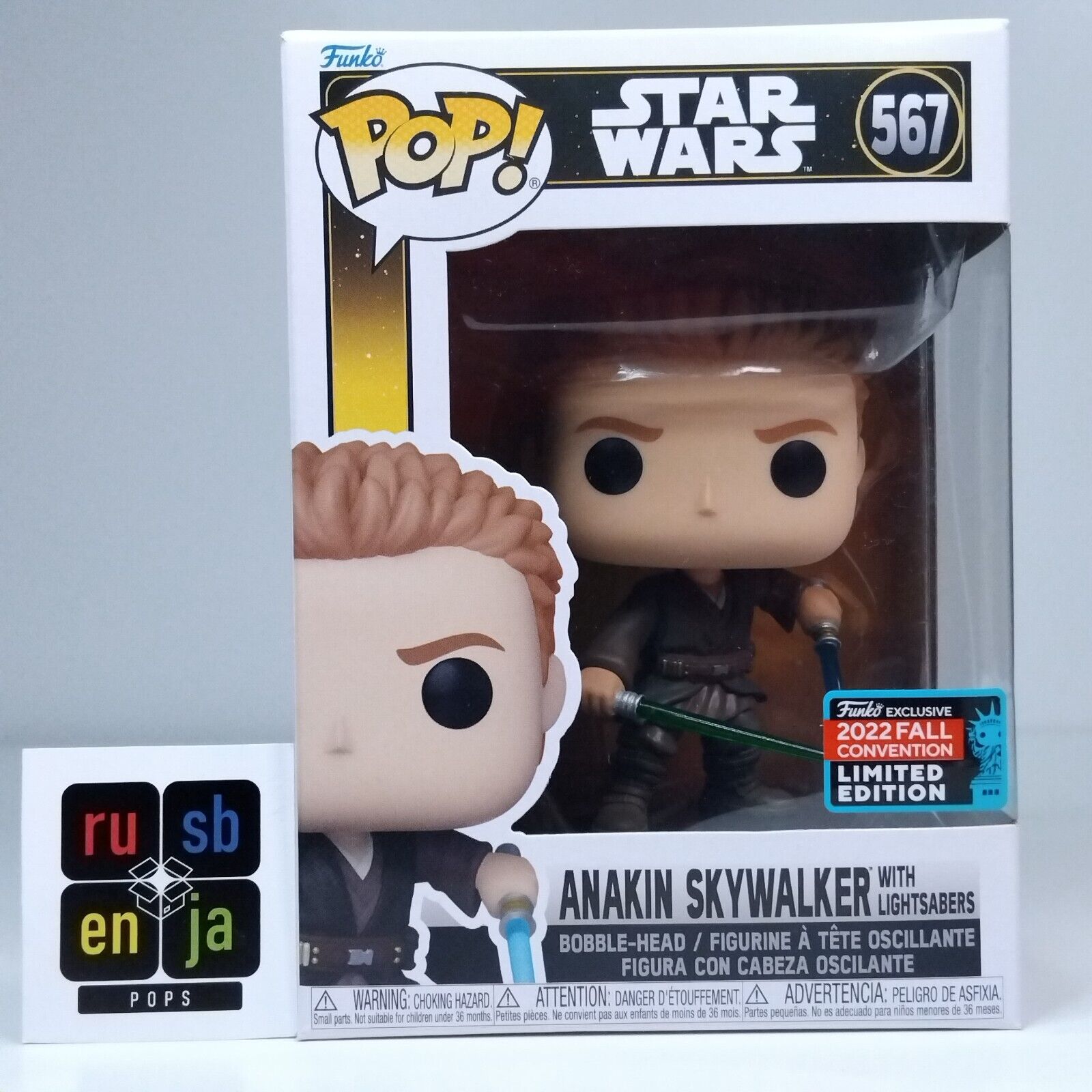 Funko Pop! Star Wars Anakin Skywalker with Lightsabers Limited Edition #567