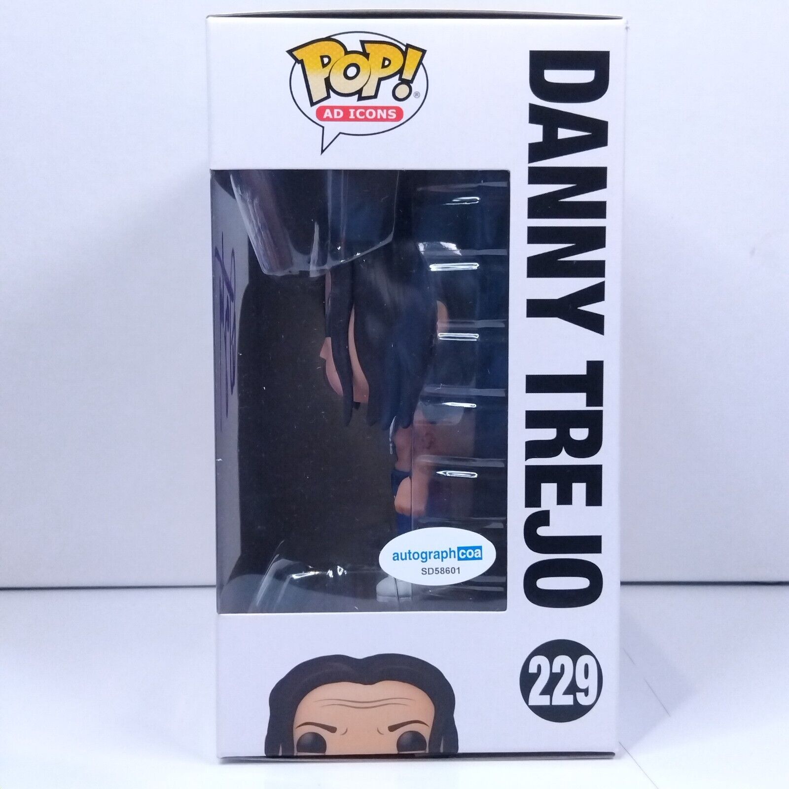 Funko Pop! Ad Icons Danny Trejo Signed COA #229 WS