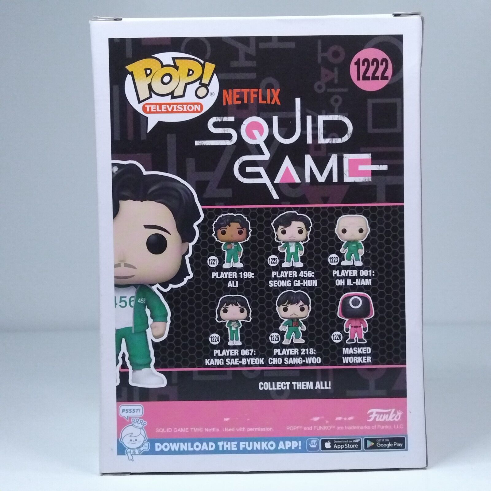 Funko Pop! Squid Games Player 456 Seong Gi-Hun Signed Lee Jung-Jae COA #1222 WS