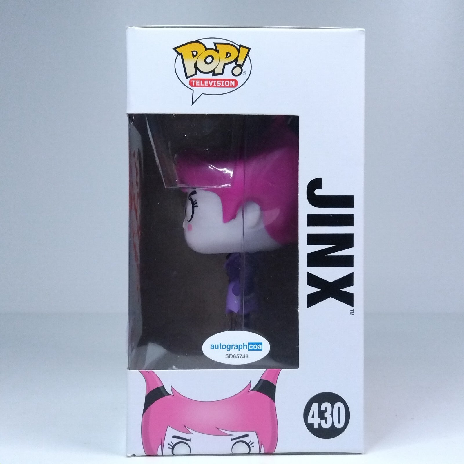 Funko Pop! DC Heroes Titans Jinx Signed Lisa Ambalavanar #430 WS