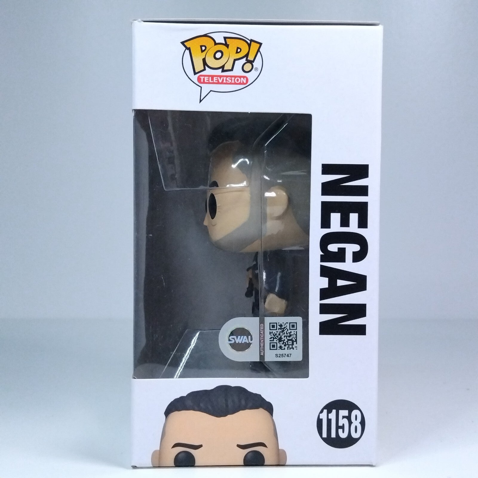 Funko Pop! TV The Walking Dead - Negan Signed Jeffrey Dean Morgan COA #390 WS