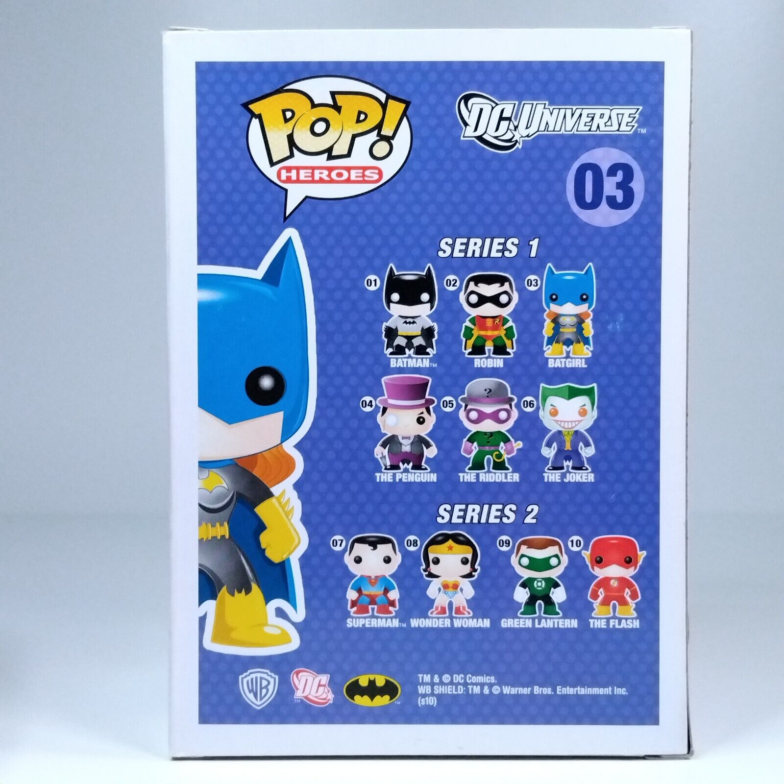 Funko Pop! DC Heroes Batgirl Metallic Chase Japan Hot Toys Limited Edition #03