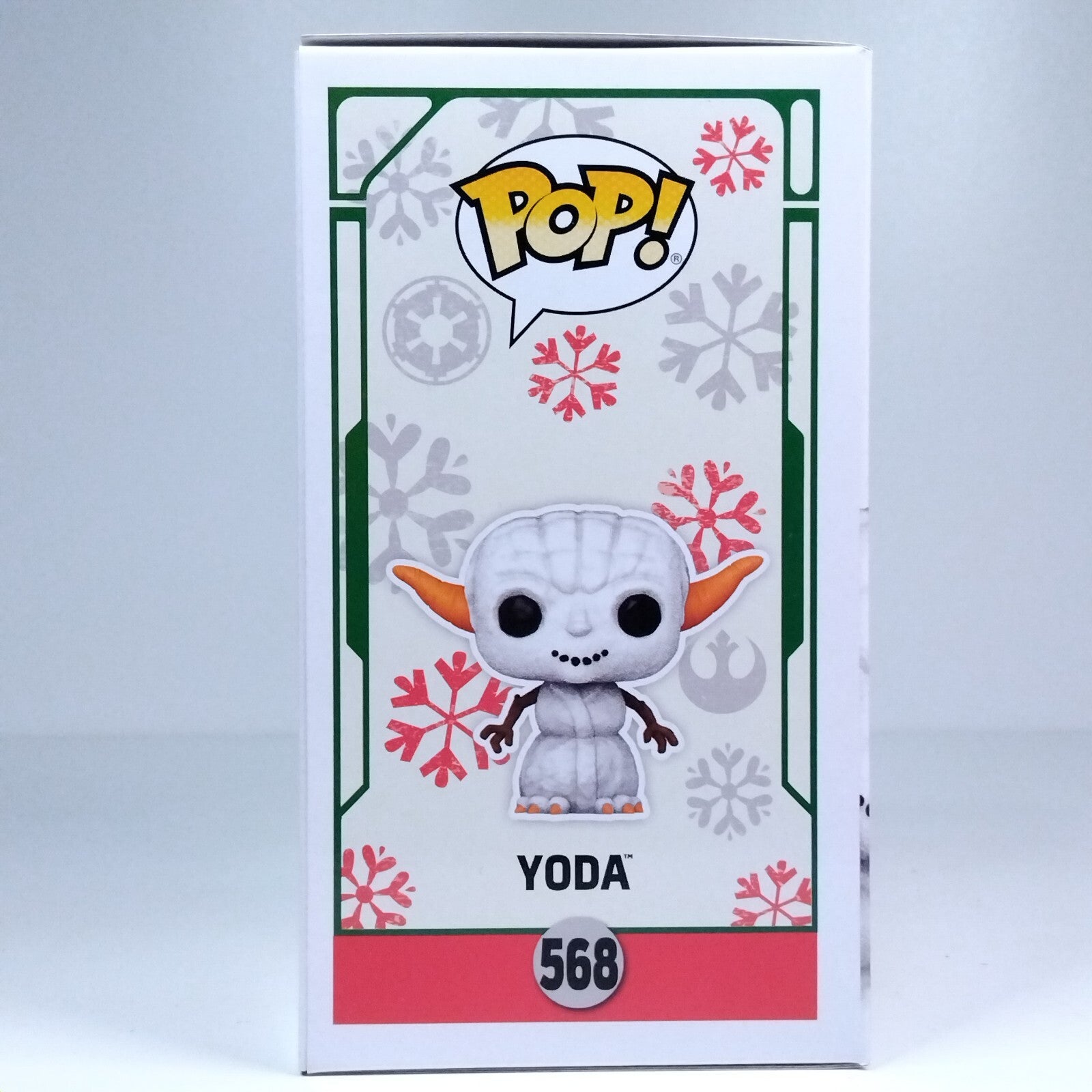 Funko Pop! Star Wars Holiday Snowman Yoda Glitter Exclusive #568
