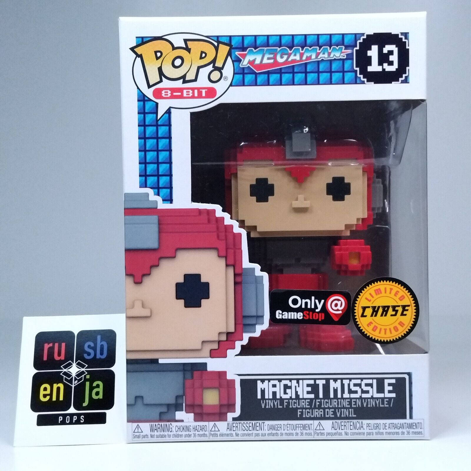 Funko Pop! 8-BIT Retro Games Megaman Magnet Missile Chase Gamestop #13