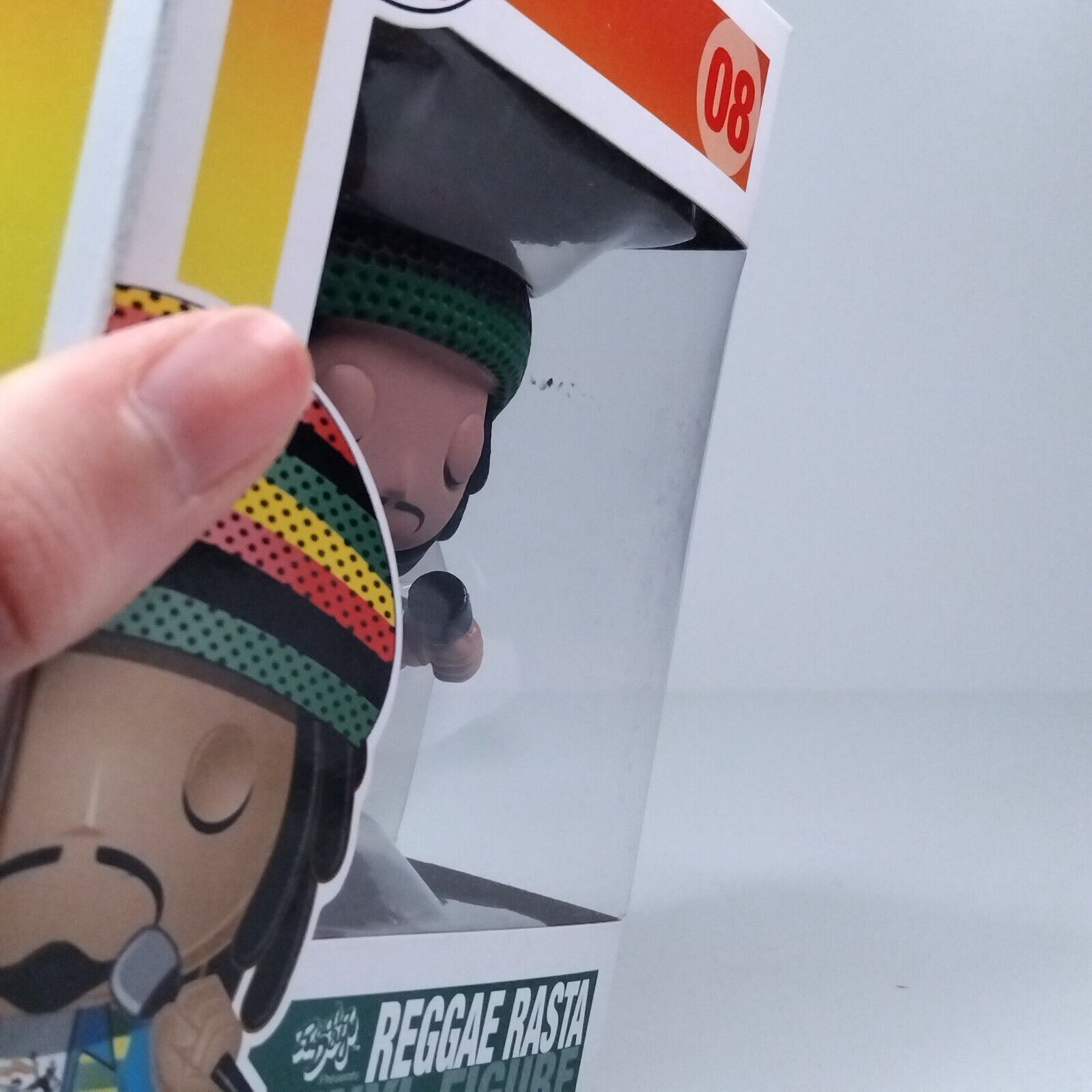 Funko Pop! Rocks Music Reggae Rasta Green Shirt Chase #08 MISSING CHASE STICKER