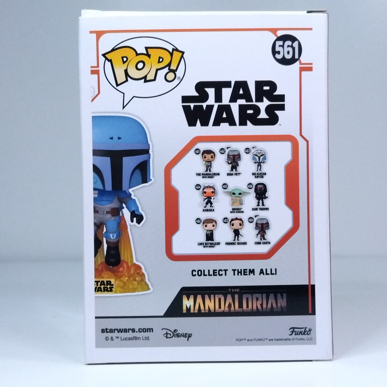 Funko Pop! Star Wars The Mandalorian Death Watch No Stripes Gamestop #561