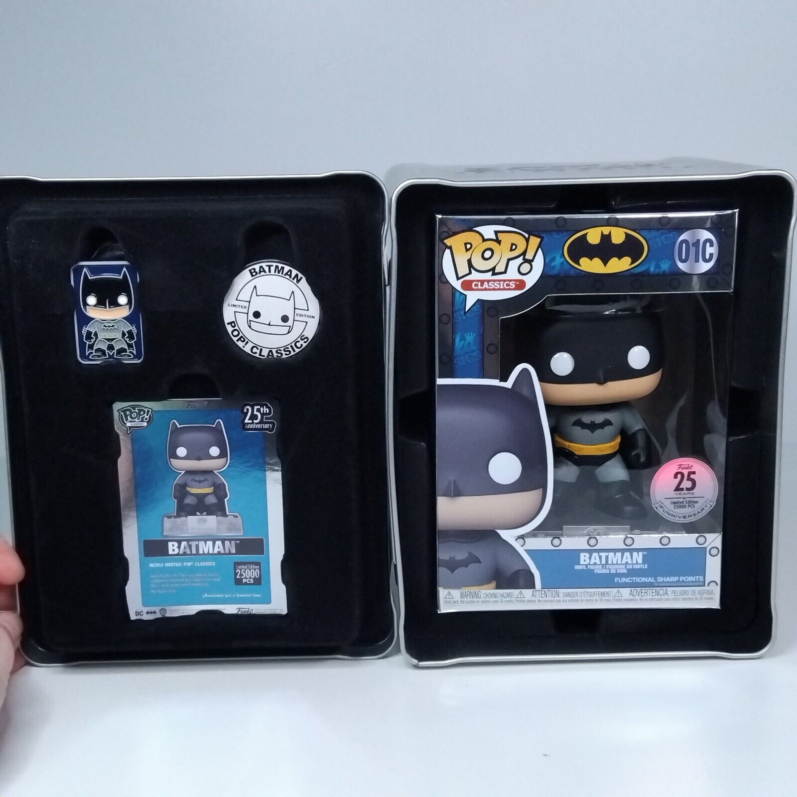 Funko Pop! DC Heroes Classics Batman Vault Tin 25,000 Pcs #01C