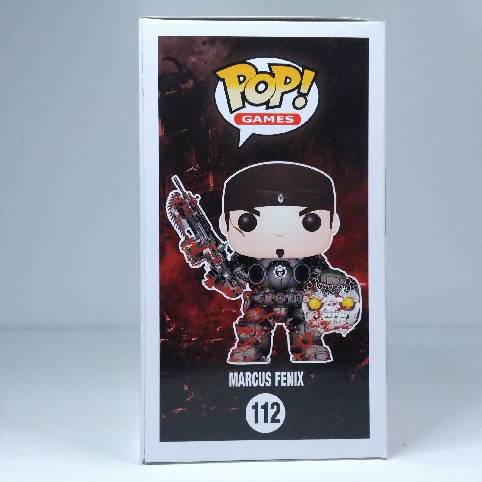 Funko Pop! Games Gears of War Marcus Fenix with Head and Black Lancer #112