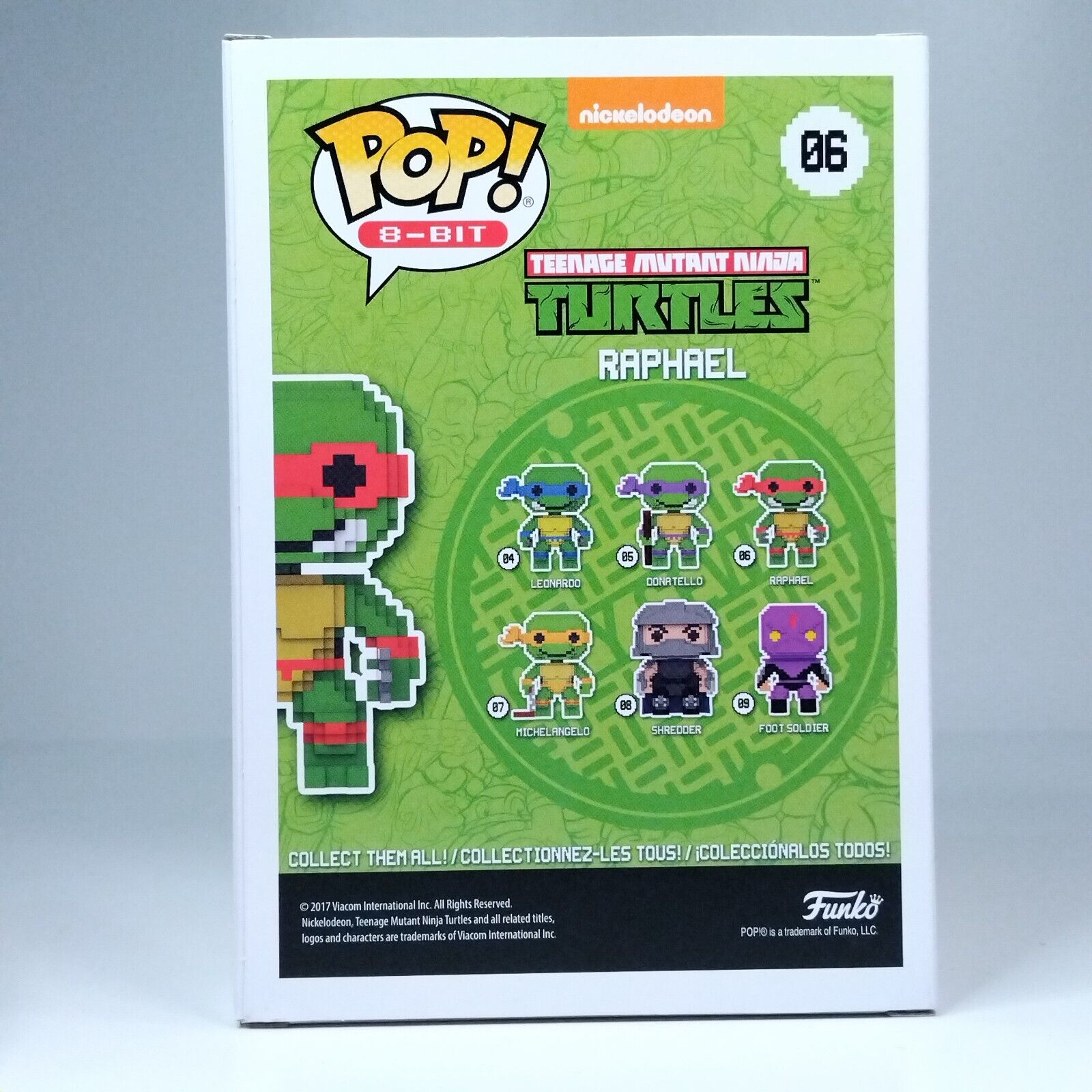 Funko Pop! 8-BIT TMNT Ninja Turtles Raphael Signed Kevin Eastman 7BAP COA #06